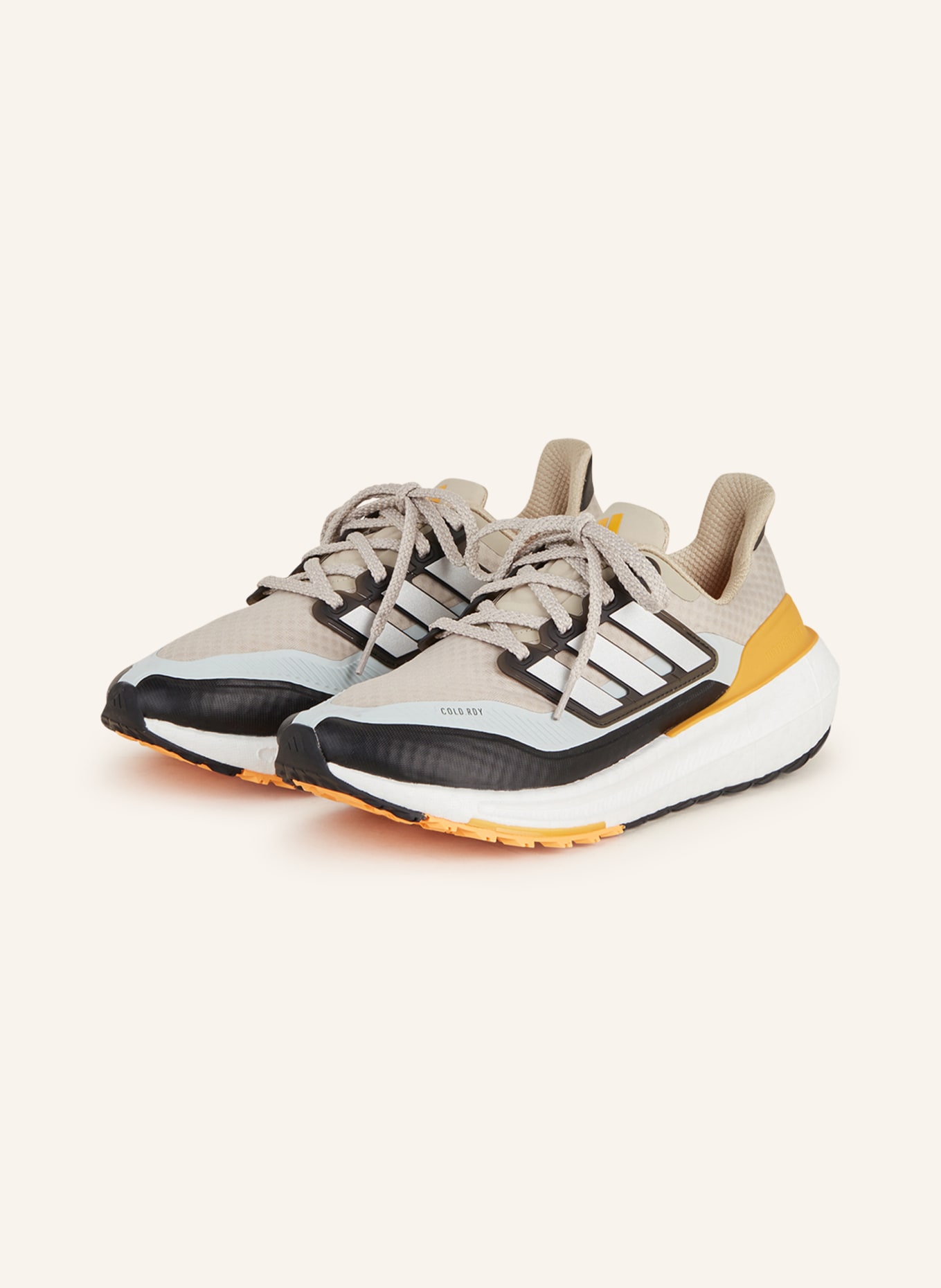 adidas Running shoes ULTRABOOST LIGHT, Color: BEIGE/ GRAY/ DARK YELLOW (Image 1)