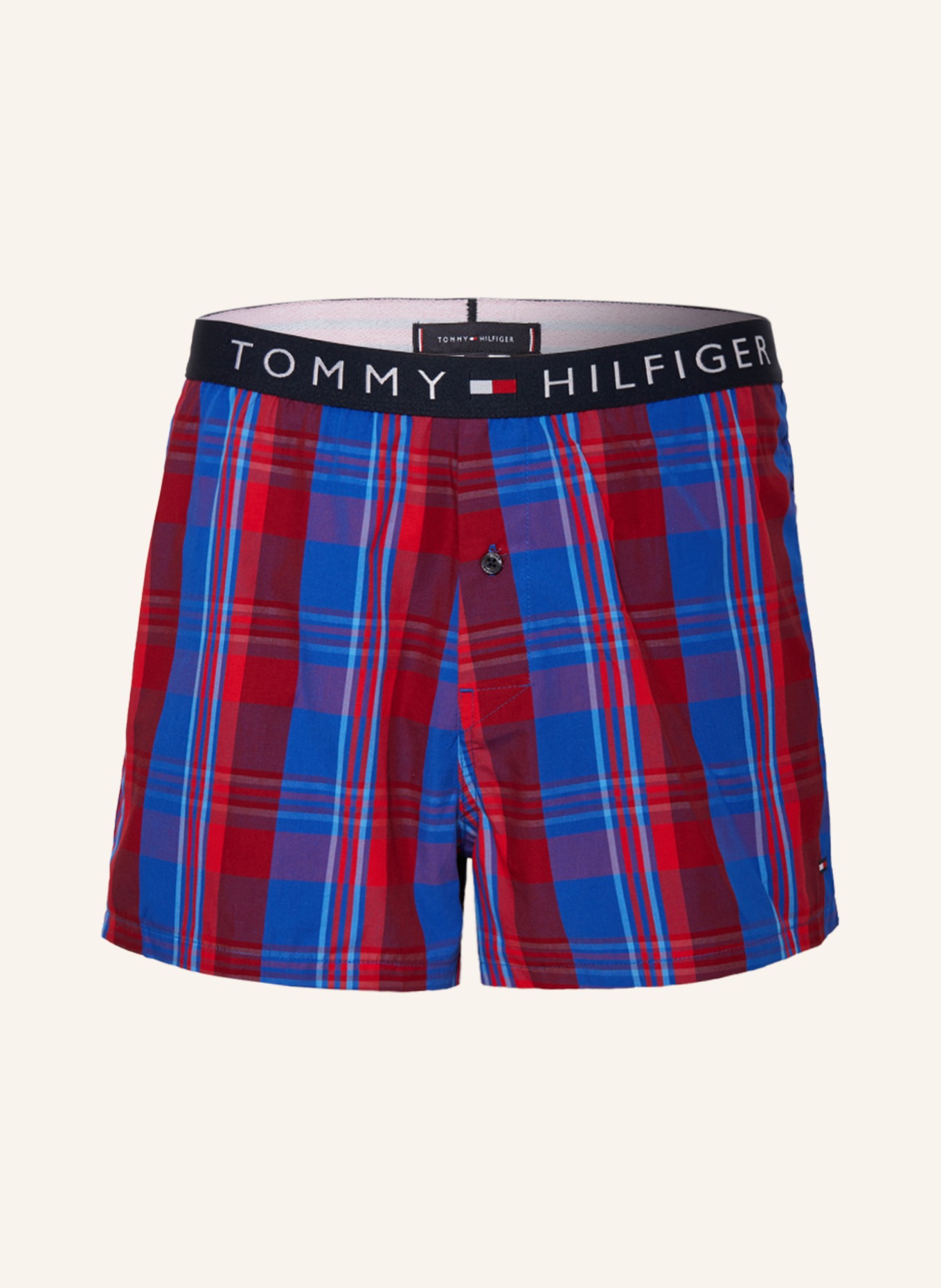 TOMMY HILFIGER Bokserki tkane, Kolor: NIEBIESKI/ JASNONIEBIESKI/ CZERWONY (Obrazek 1)