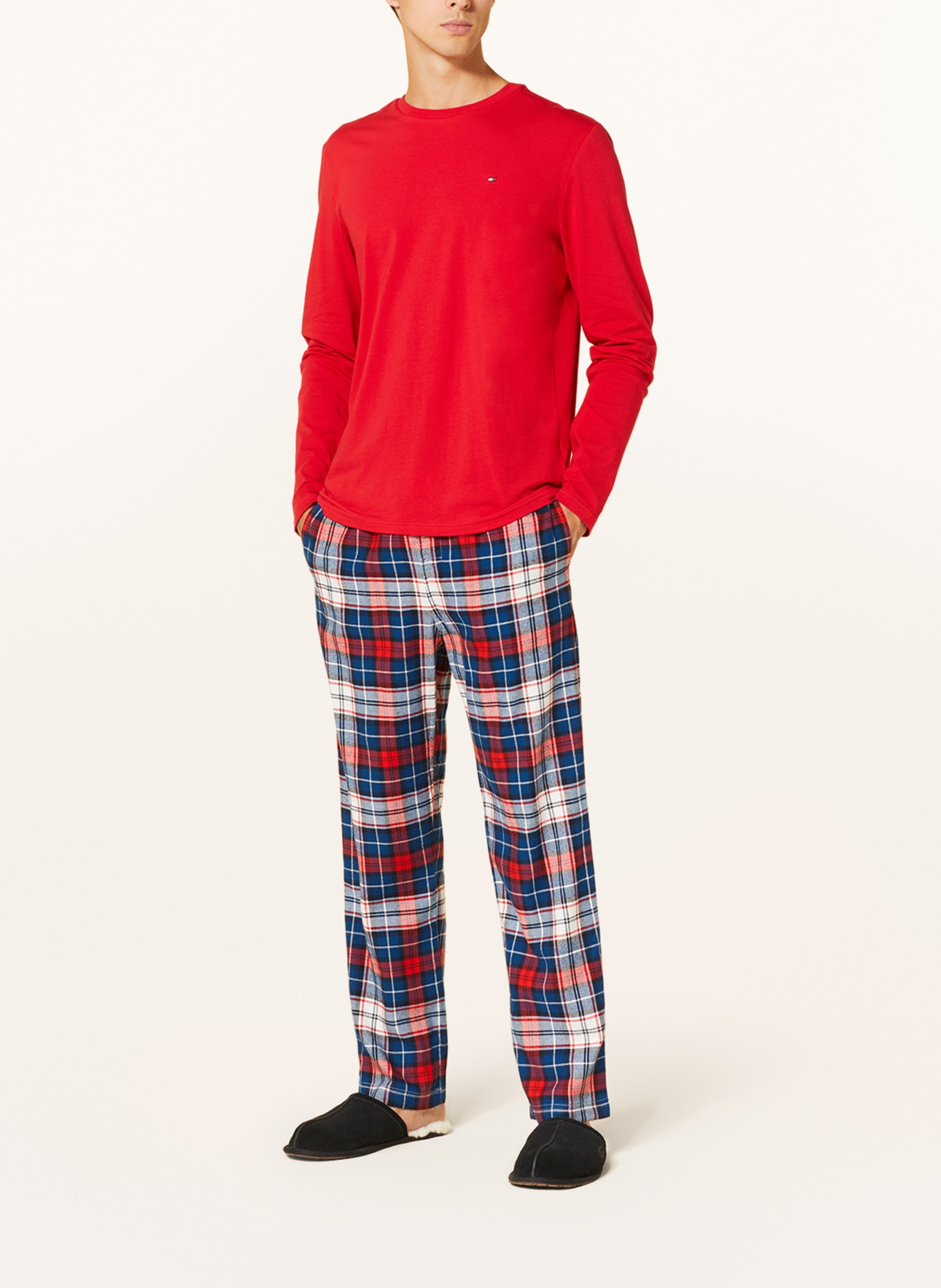 TOMMY HILFIGER Flannel pajamas, Color: RED/ DARK BLUE/ WHITE (Image 2)