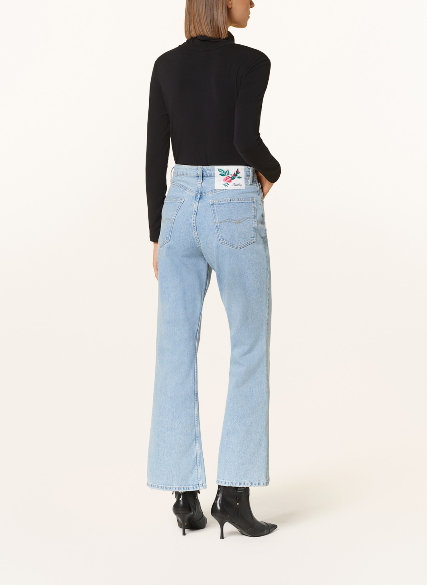 REPLAY Bootcut jeans TEIA, Color: 010 LIGHT BLUE (Image 3)