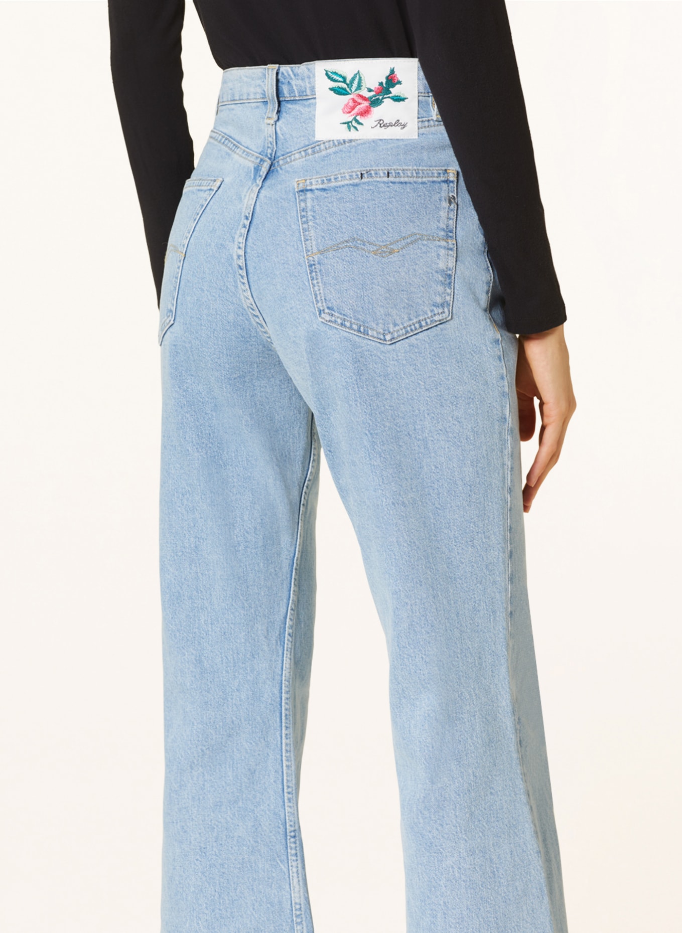 REPLAY Bootcut jeans TEIA, Color: 010 LIGHT BLUE (Image 5)