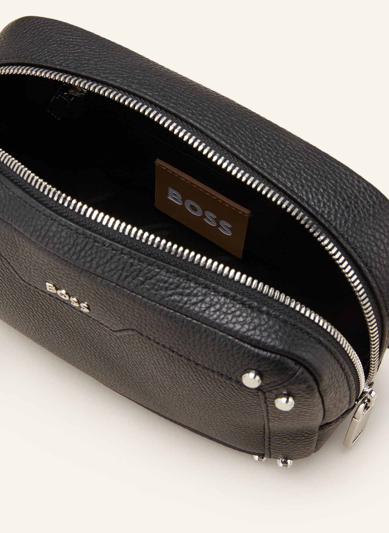 Hugo boss victorian leather backpack outlet