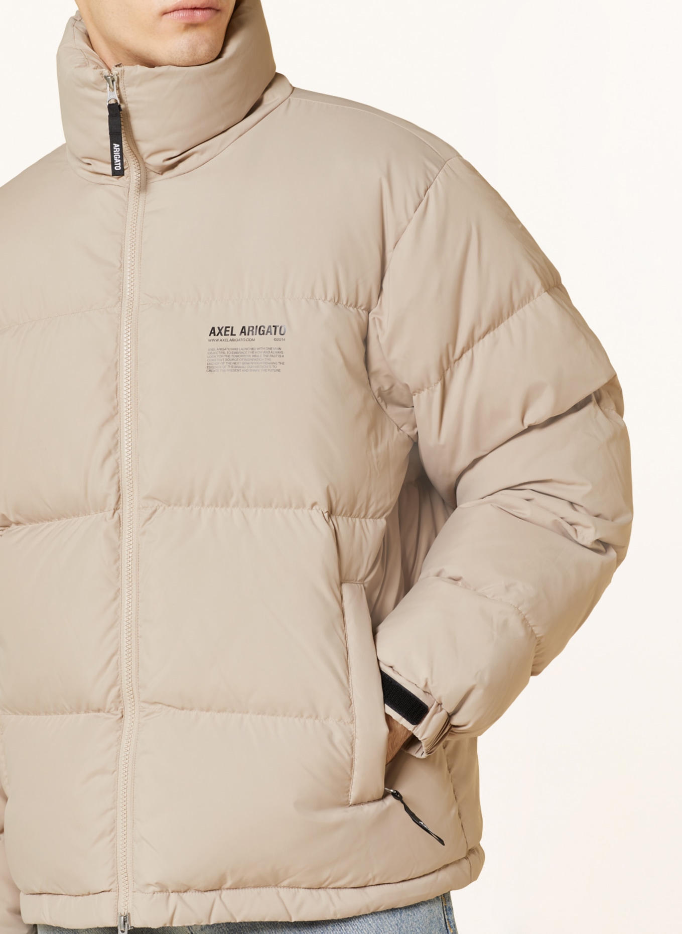 AXEL ARIGATO Down jacket OBSERVER, Color: BEIGE (Image 4)