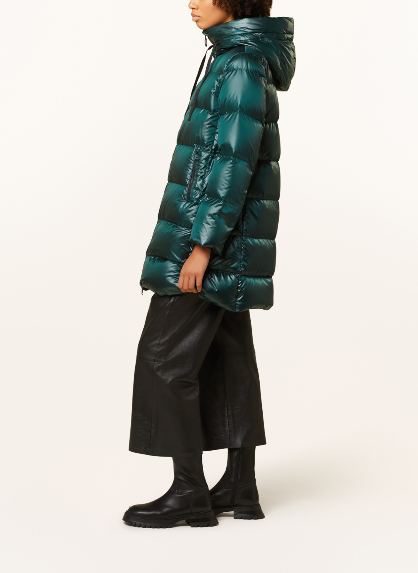 HOX Down coat, Color: DARK GREEN (Image 4)