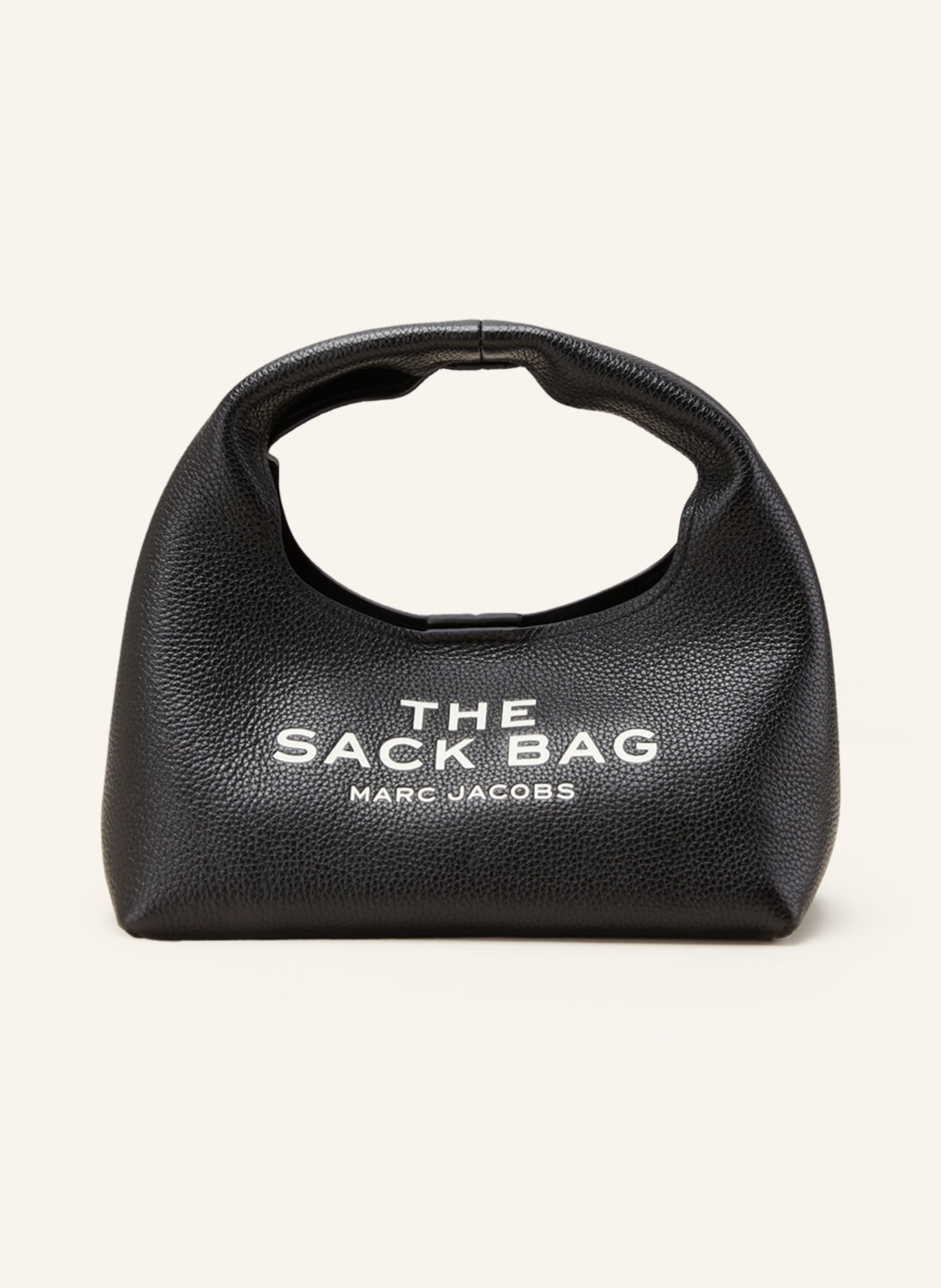 MARC JACOBS Hobo bag THE SACK BAG, Color: BLACK/ WHITE (Image 1)