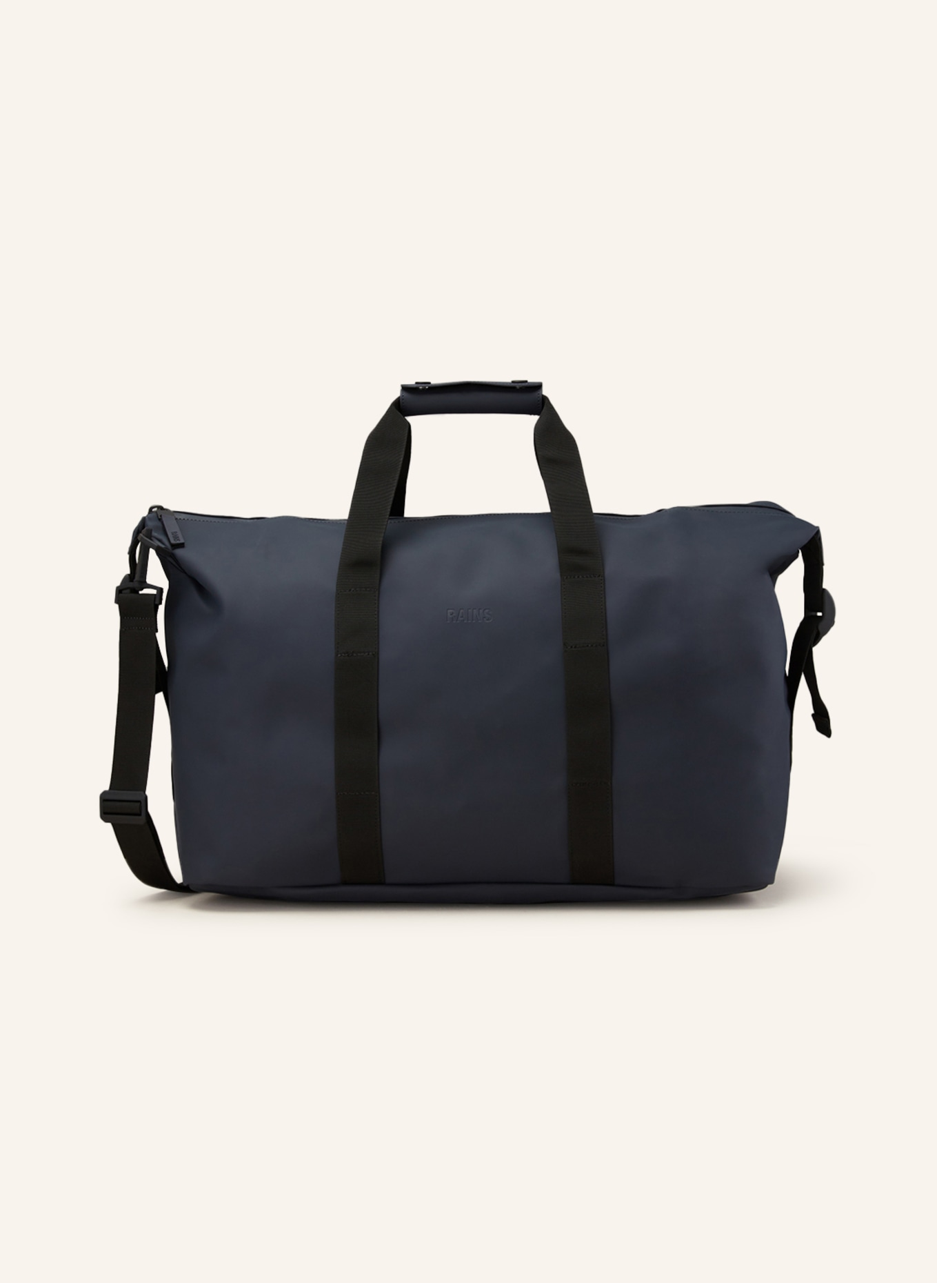 Rains weekender bag top