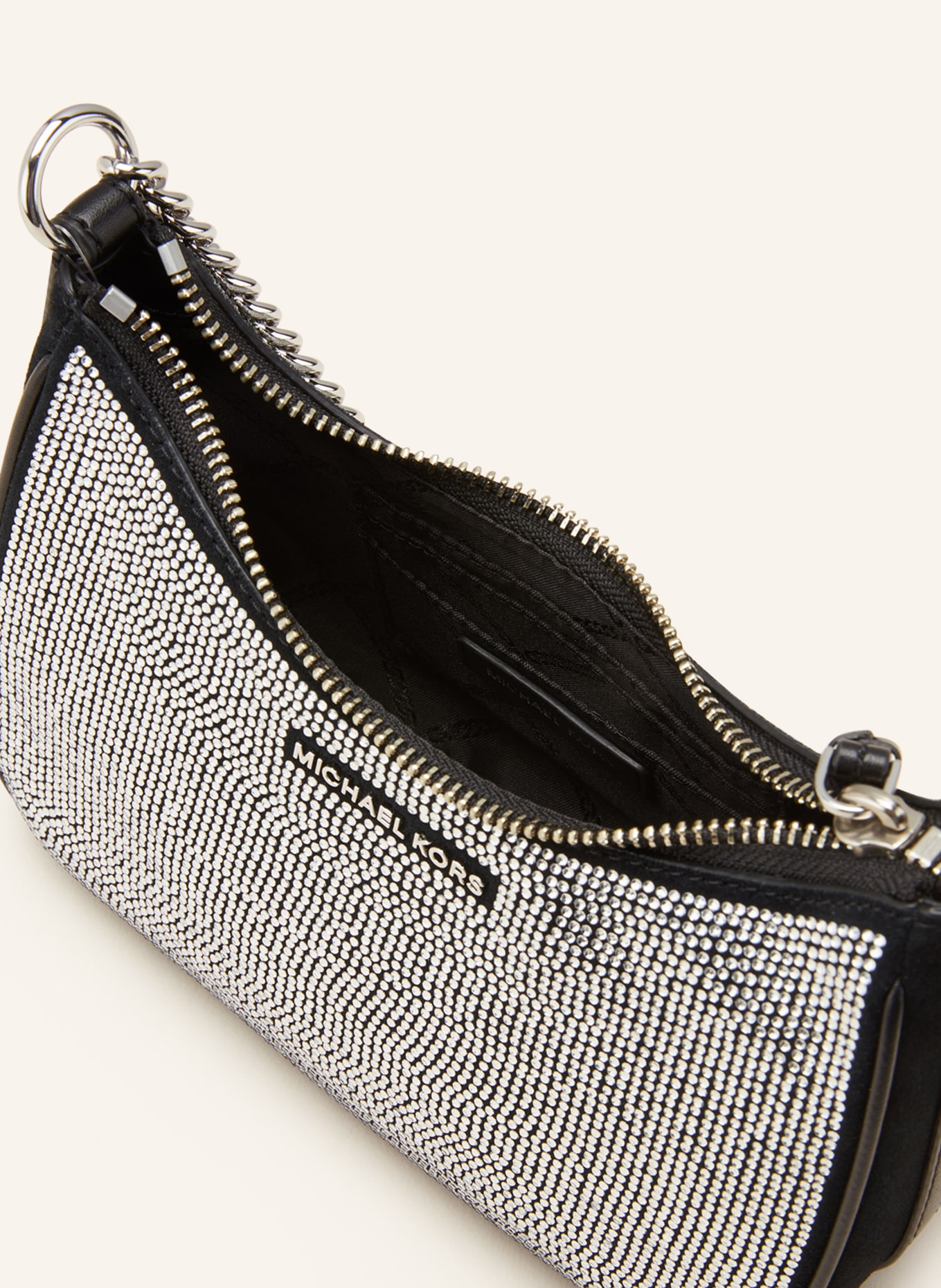 MICHAEL KORS Shoulder bag JET SET with decorative gems, Color: 001 BLACK (Image 3)