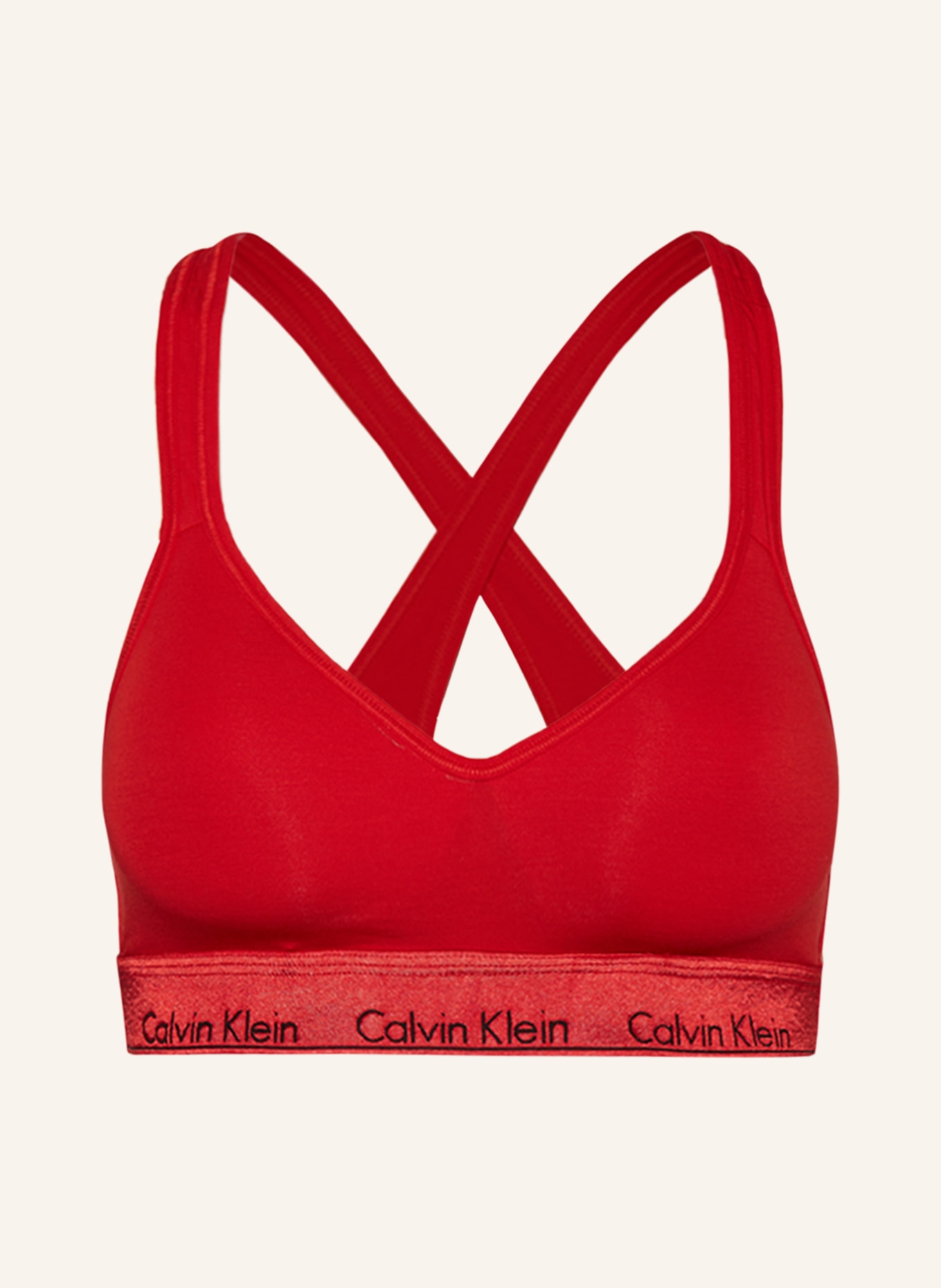 Calvin Klein Bustier MODERN COTTON, Farbe: ROT (Bild 1)