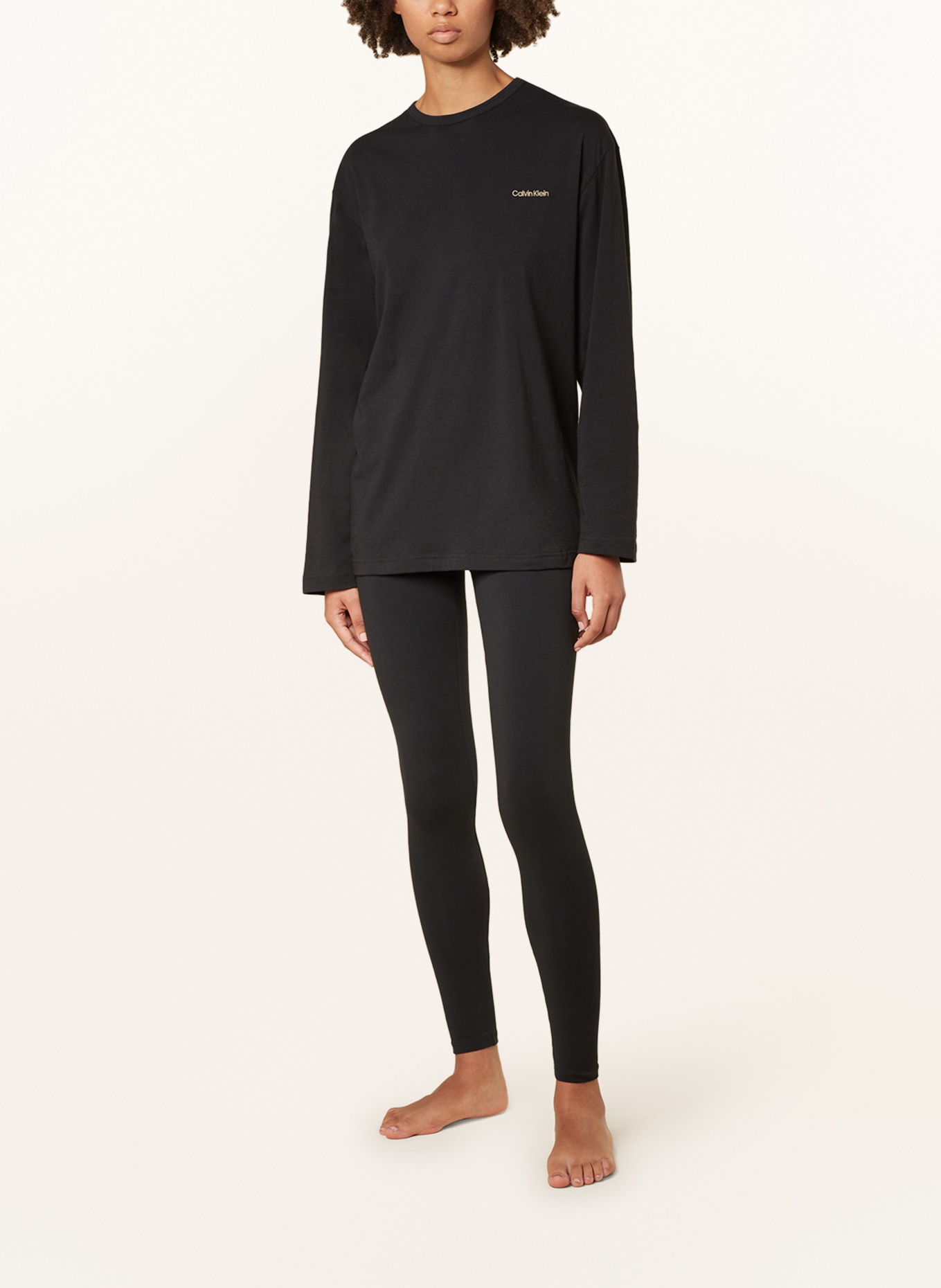 Calvin Klein Pajamas MODERN COTTON, Color: BLACK (Image 2)