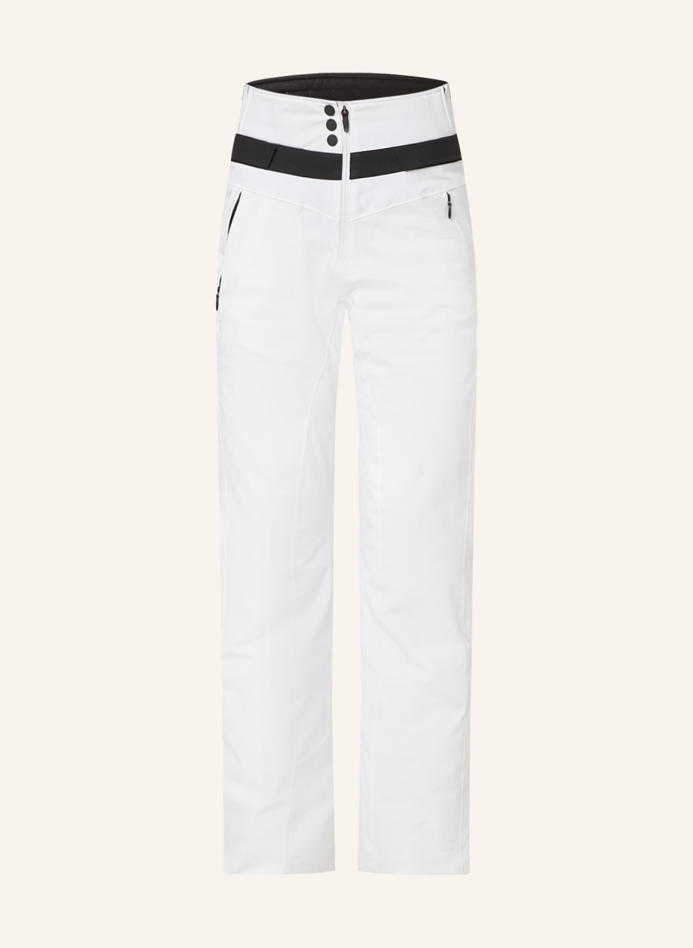 FIRE+ICE Ski pants BORJA3-T, Color: WHITE/ BLACK (Image 1)