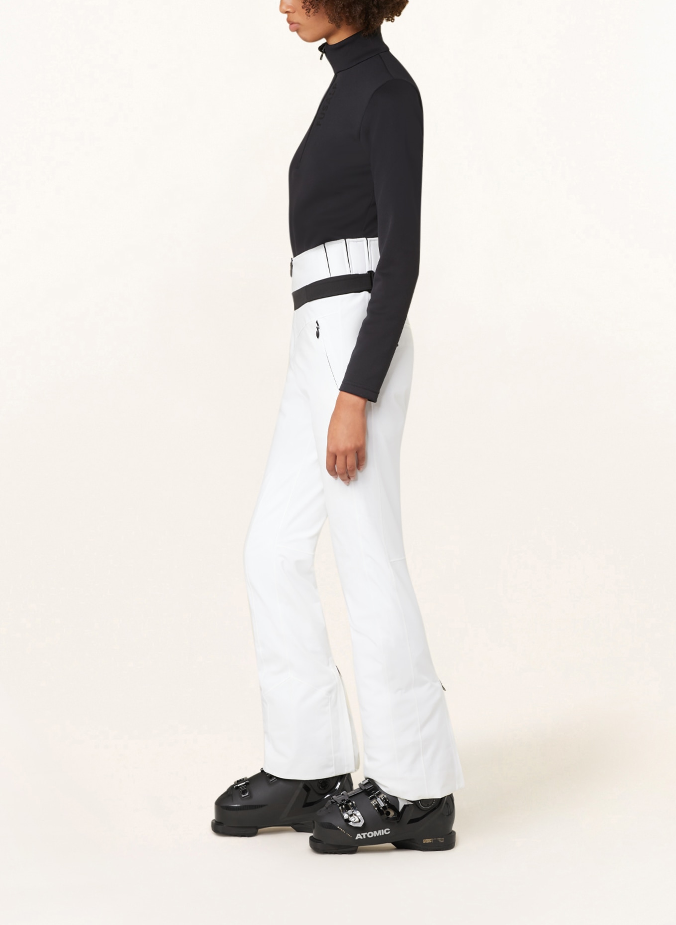 FIRE+ICE Ski pants BORJA3-T, Color: WHITE/ BLACK (Image 4)