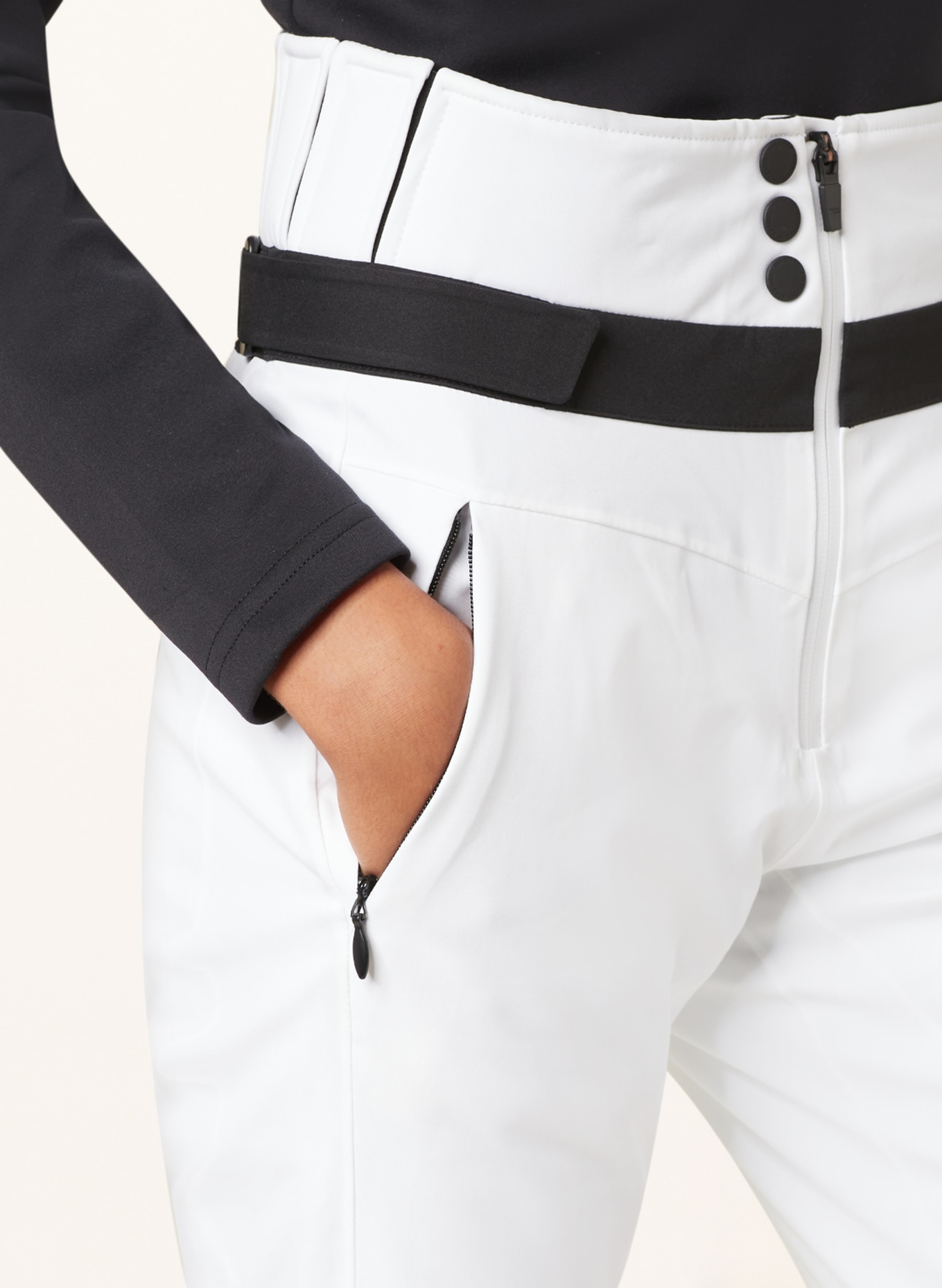 FIRE+ICE Ski pants BORJA3-T, Color: WHITE/ BLACK (Image 5)