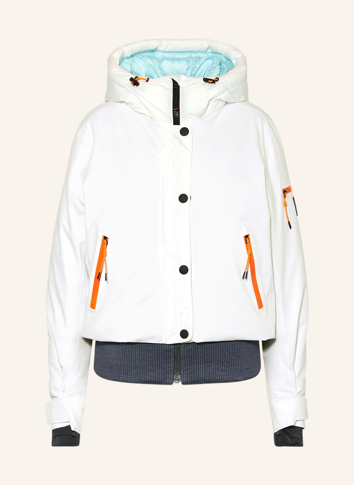 FIRE+ICE Ski jacket EMELY, Color: WHITE/ BLACK/ ORANGE (Image 1)