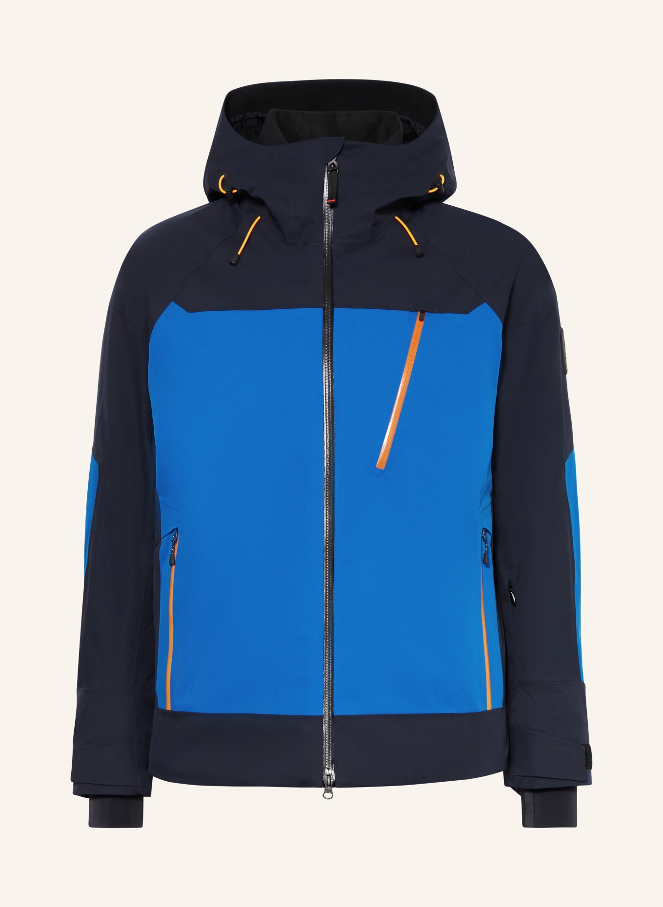 FIRE+ICE Ski jacket TAJO-T, Color: BLUE/ DARK BLUE/ ORANGE (Image 1)