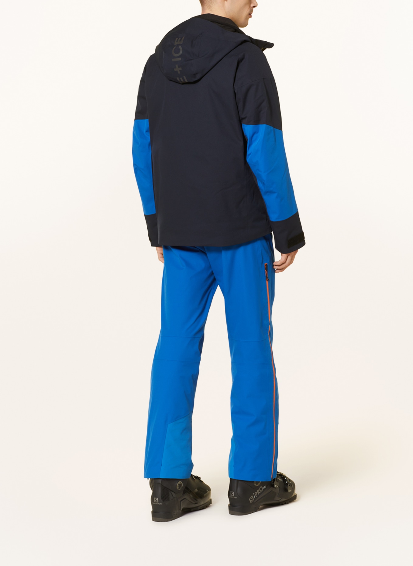 FIRE+ICE Ski jacket TAJO-T, Color: BLUE/ DARK BLUE/ ORANGE (Image 3)