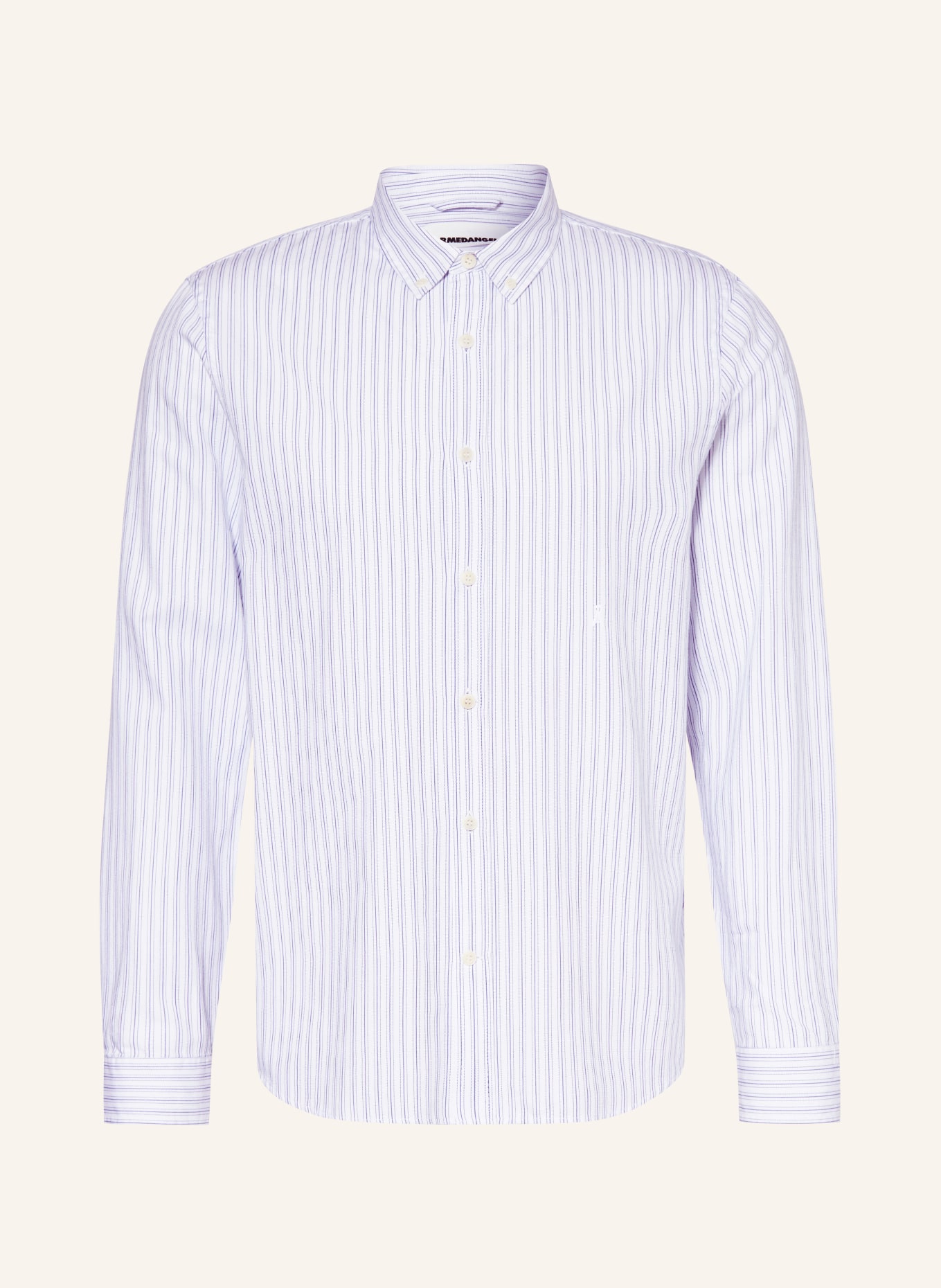 ARMEDANGELS Shirt QUAASA regular fit, Color: WHITE/ BLUE (Image 1)