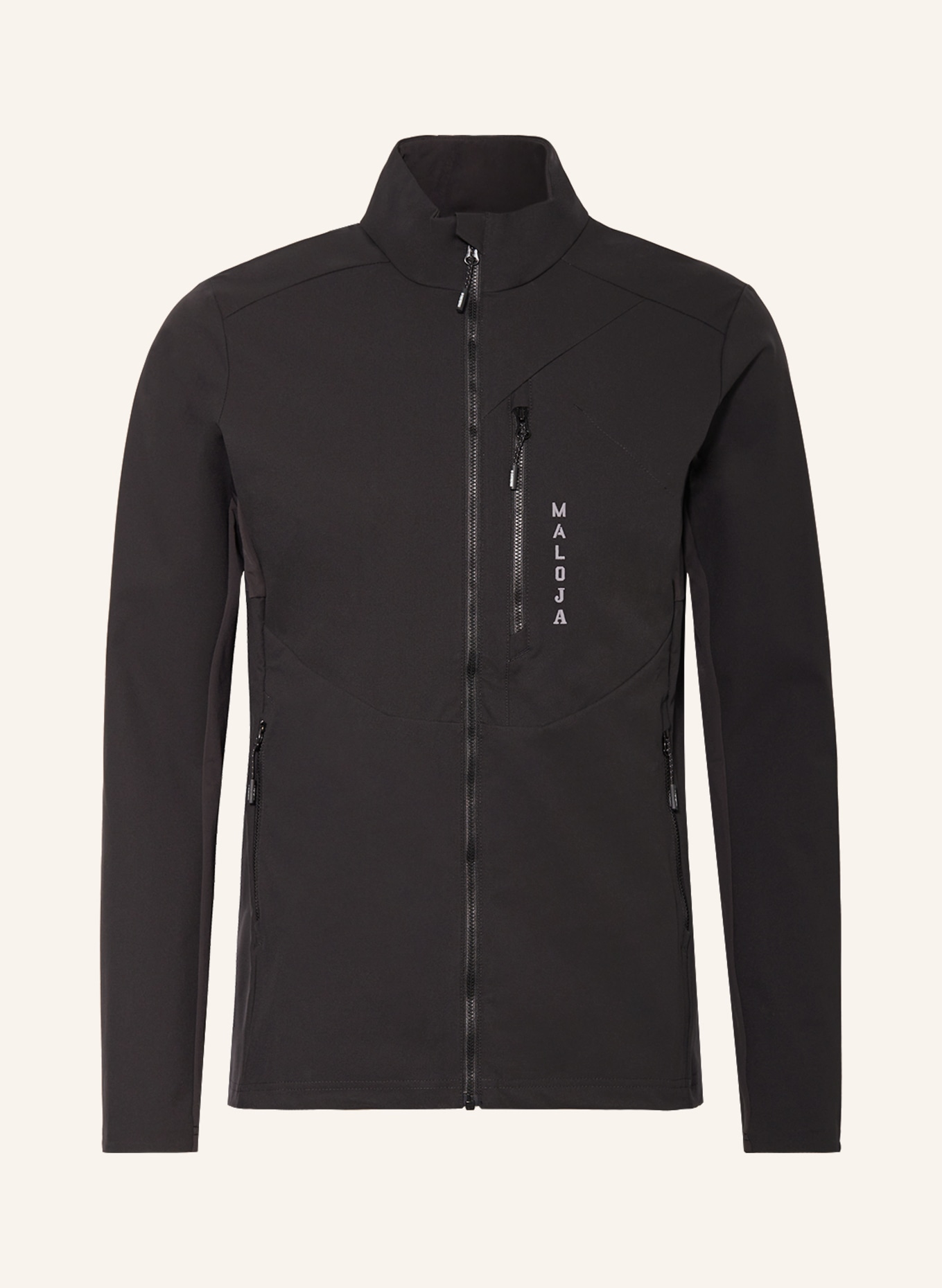 maloja Hybrid softshell jacket ALPELM., Color: BLACK (Image 1)