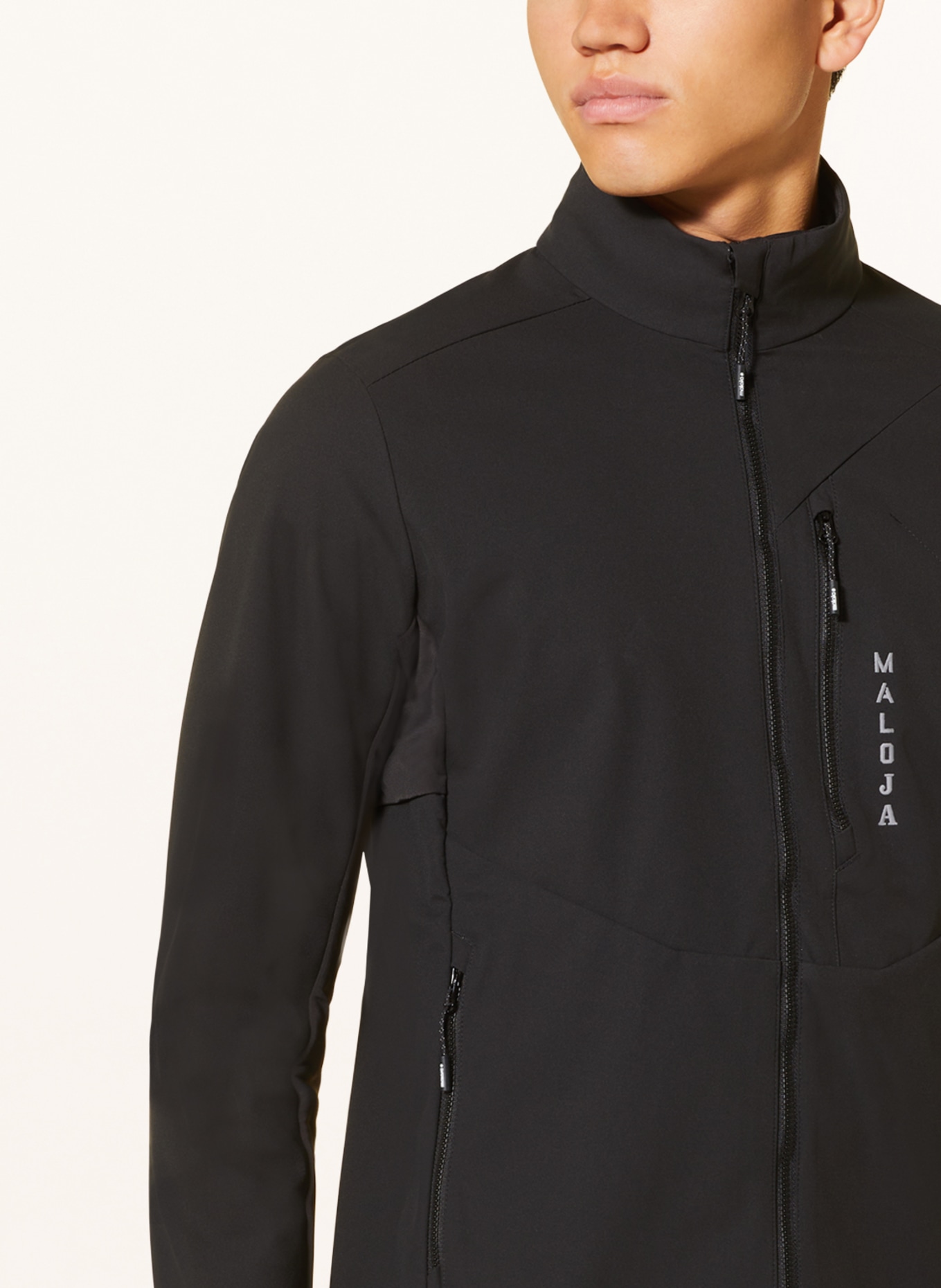maloja Hybrid softshell jacket ALPELM., Color: BLACK (Image 4)