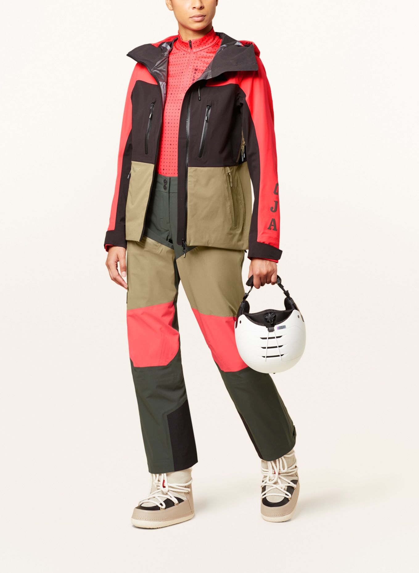 maloja Ski jacket TOLPEIM., Color: BLACK/ PINK (Image 2)