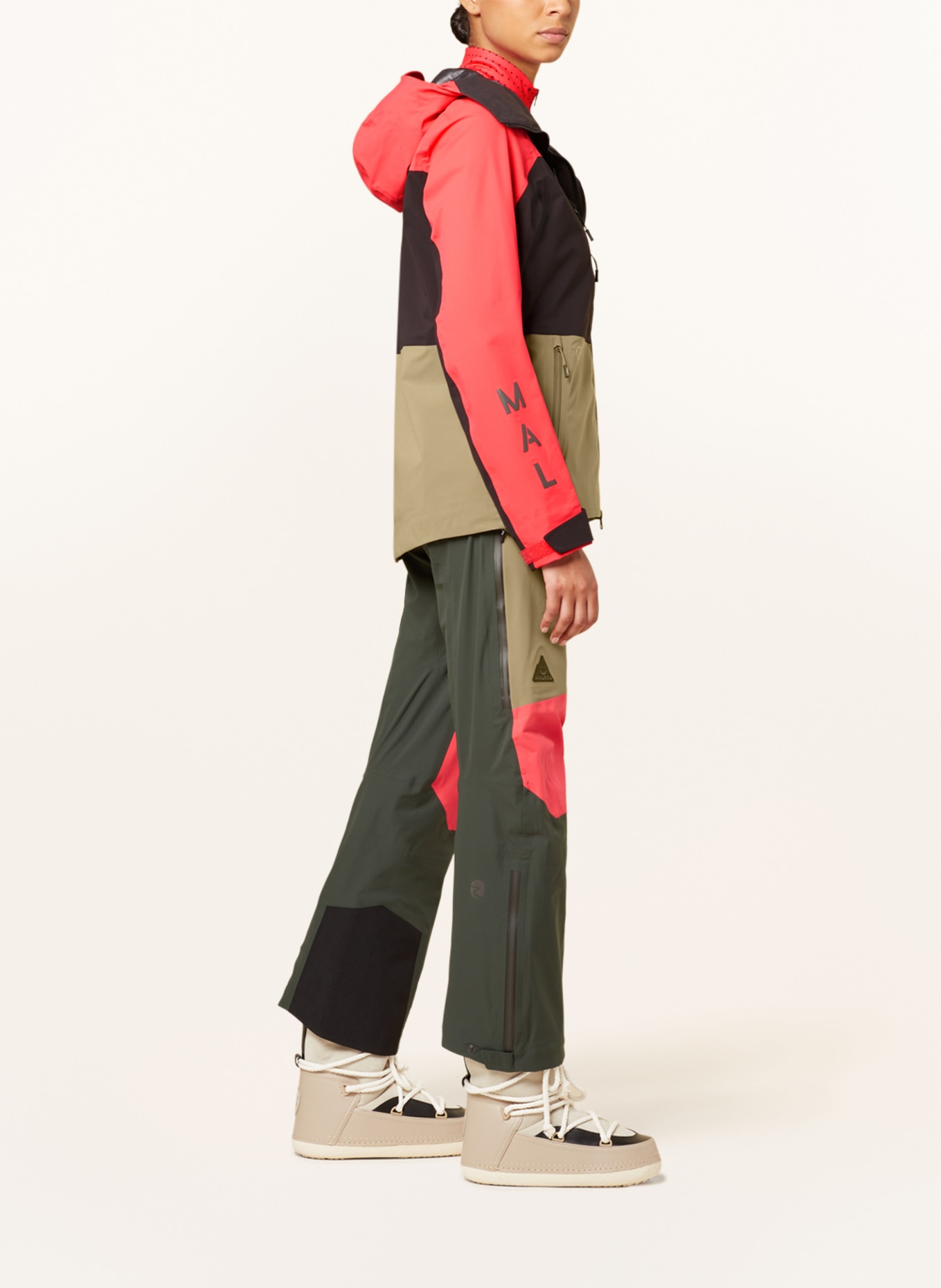 maloja Ski jacket TOLPEIM., Color: BLACK/ PINK (Image 4)