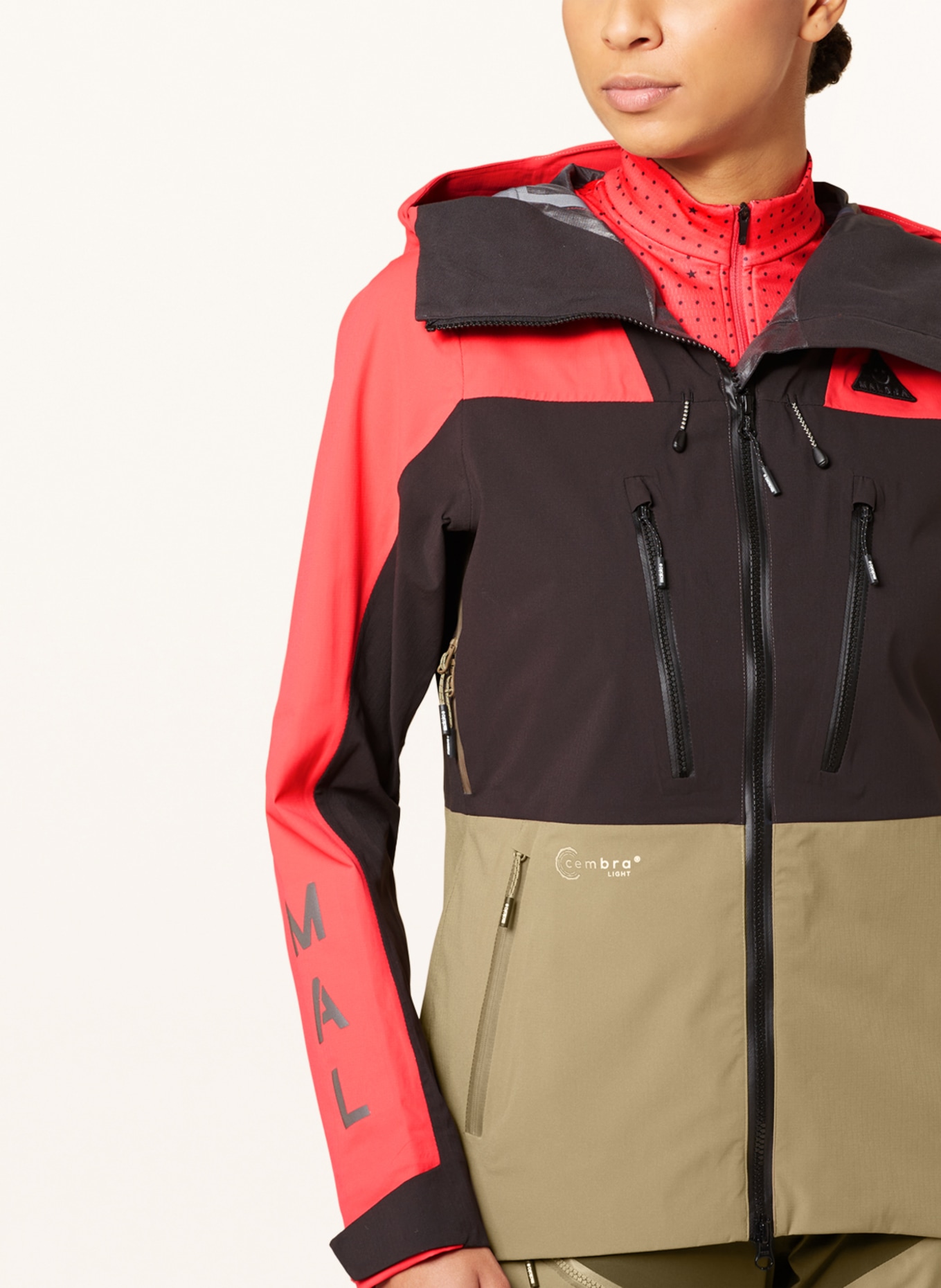 maloja Ski jacket TOLPEIM., Color: BLACK/ PINK (Image 5)