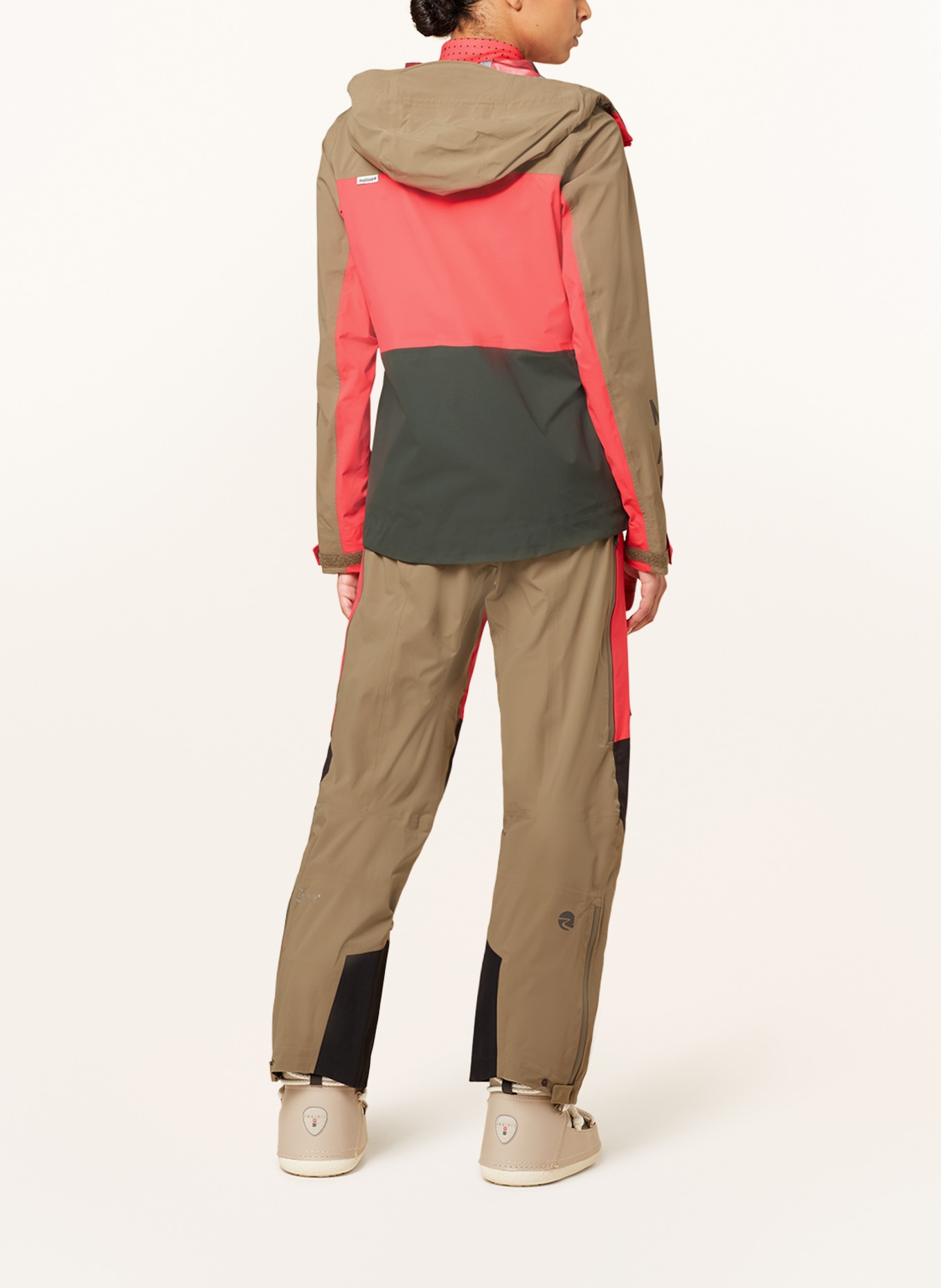 maloja Ski jacket TOLPEIM.: OLIVE / PINK