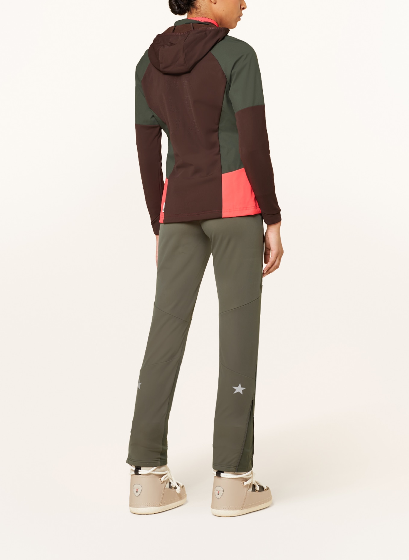 maloja Cross-country ski jacket SCHARECKM., Color: GREEN/ PINK (Image 3)