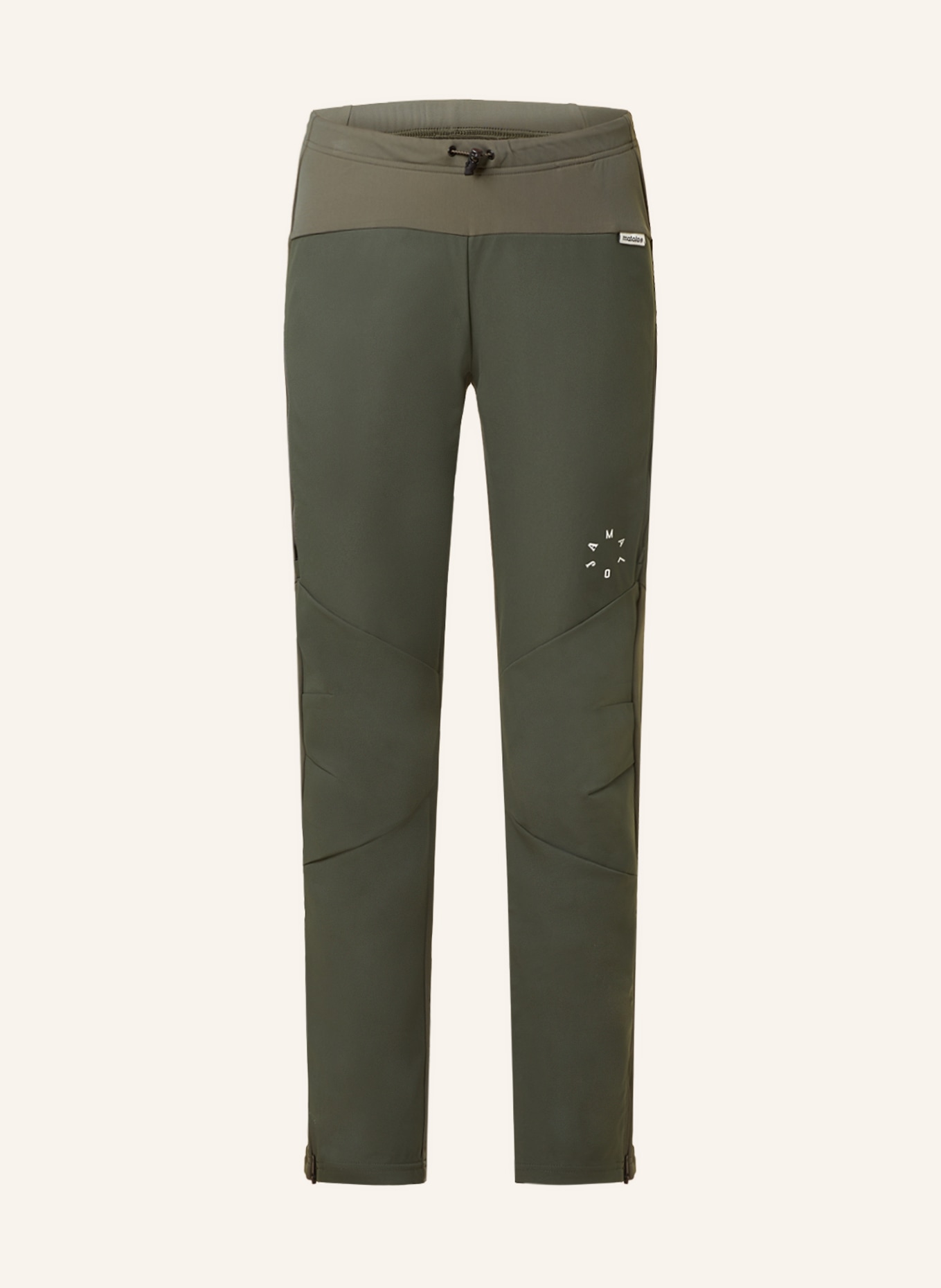 maloja Cross-country ski pants CRISTINAM., Color: GREEN (Image 1)