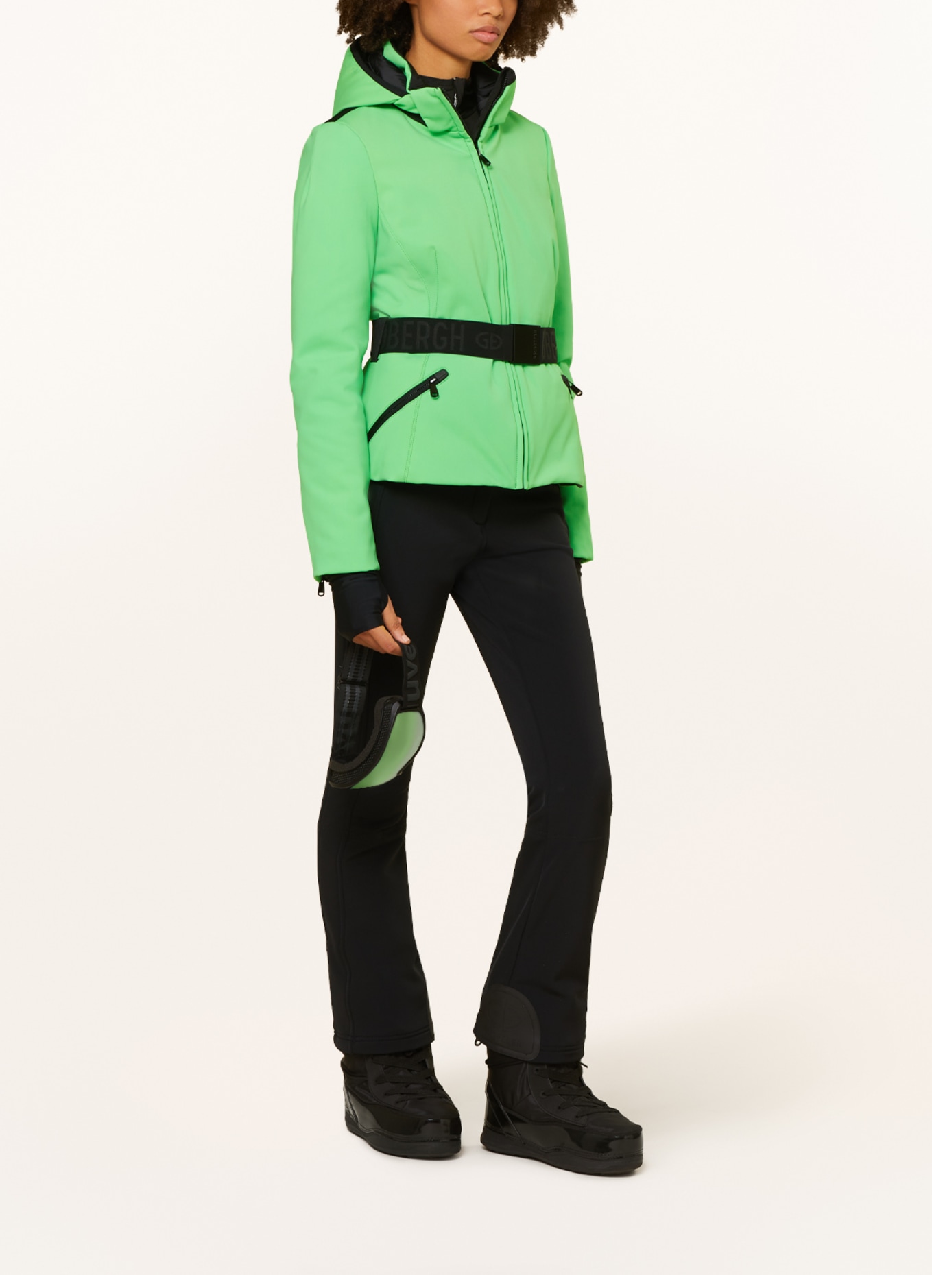 GOLDBERGH Down ski jacket HIDA, Color: NEON GREEN (Image 2)