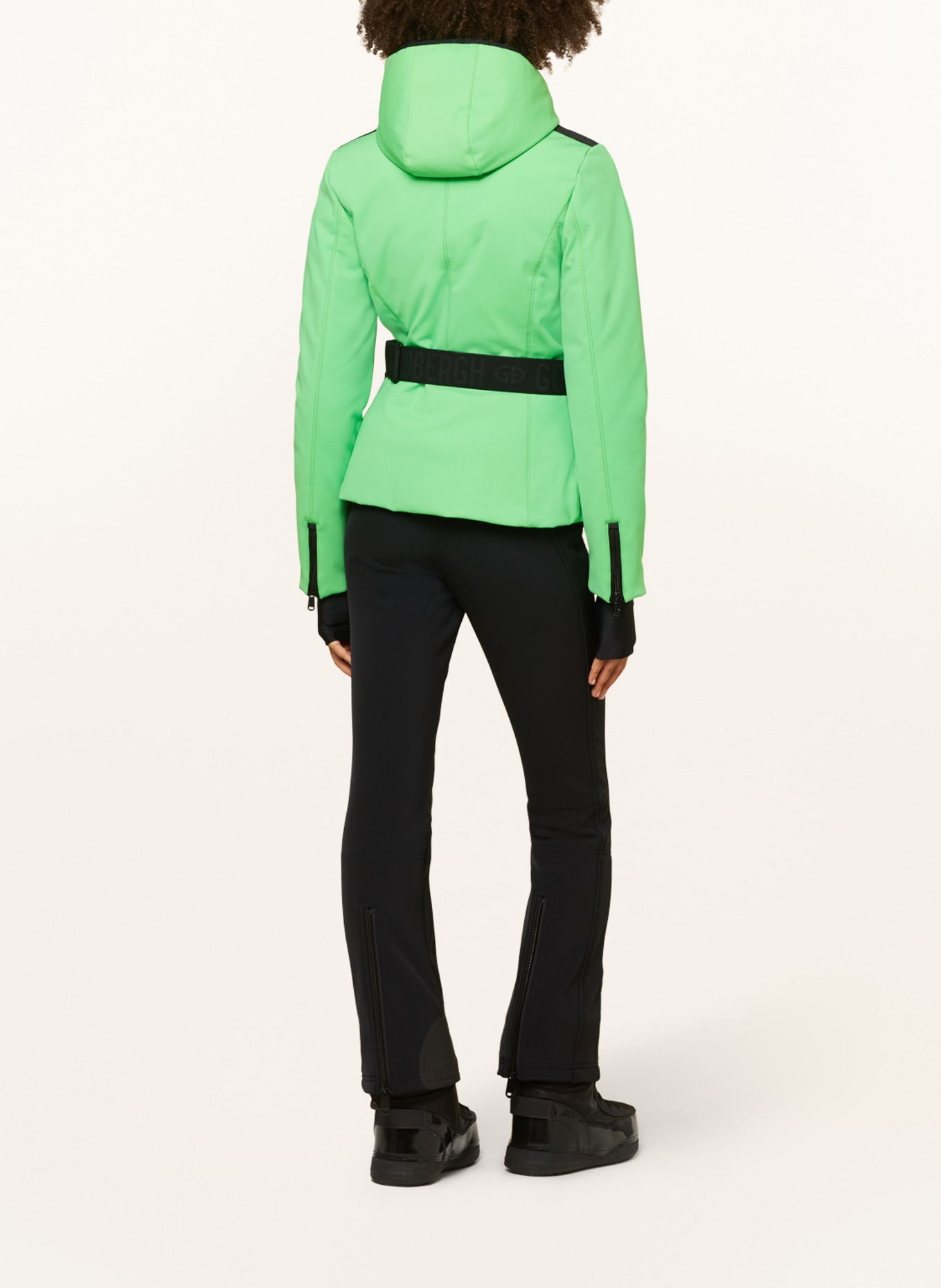GOLDBERGH Down ski jacket HIDA, Color: NEON GREEN (Image 3)