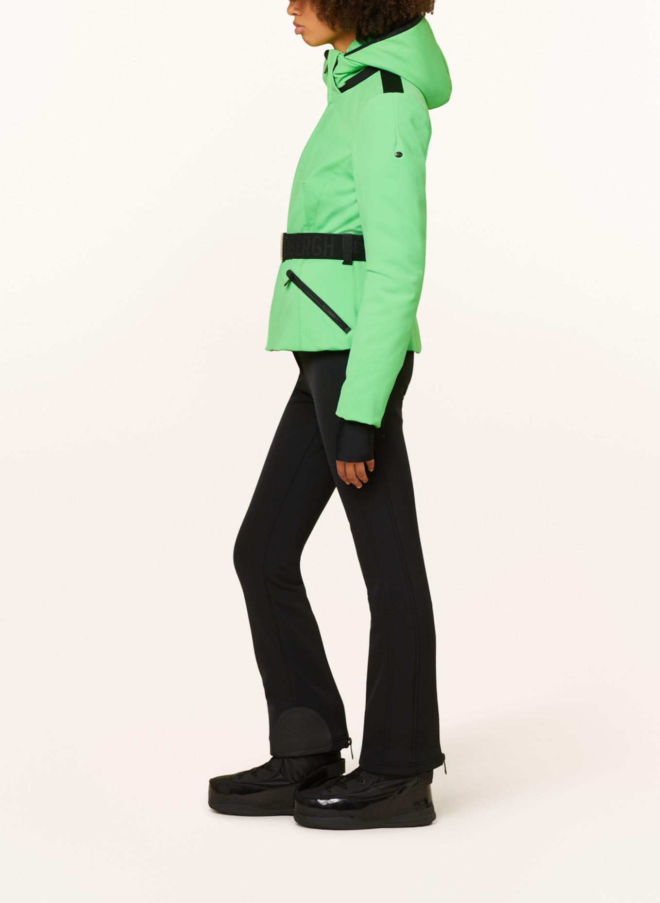 GOLDBERGH Down ski jacket HIDA, Color: NEON GREEN (Image 4)