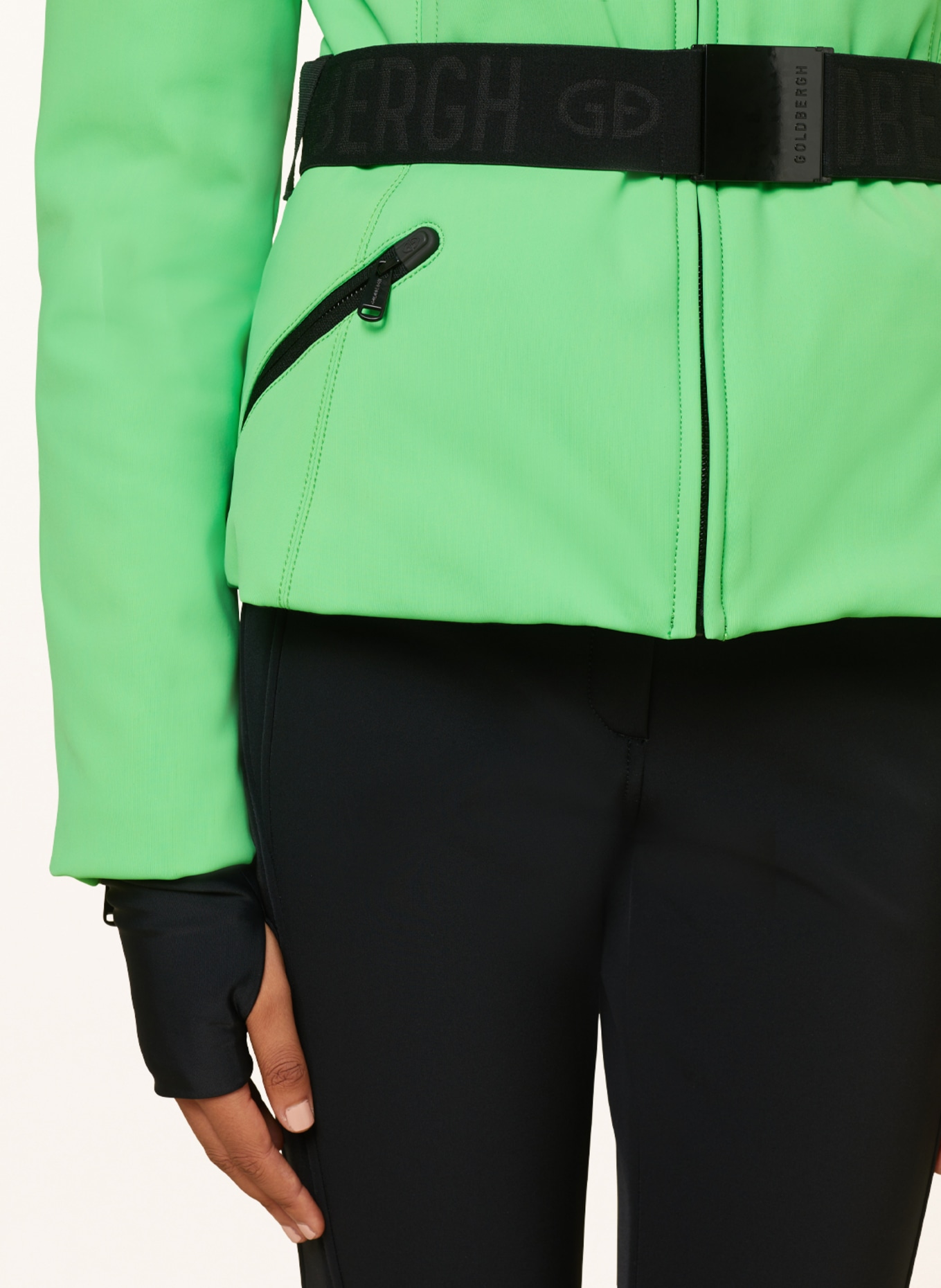 GOLDBERGH Down ski jacket HIDA, Color: NEON GREEN (Image 7)