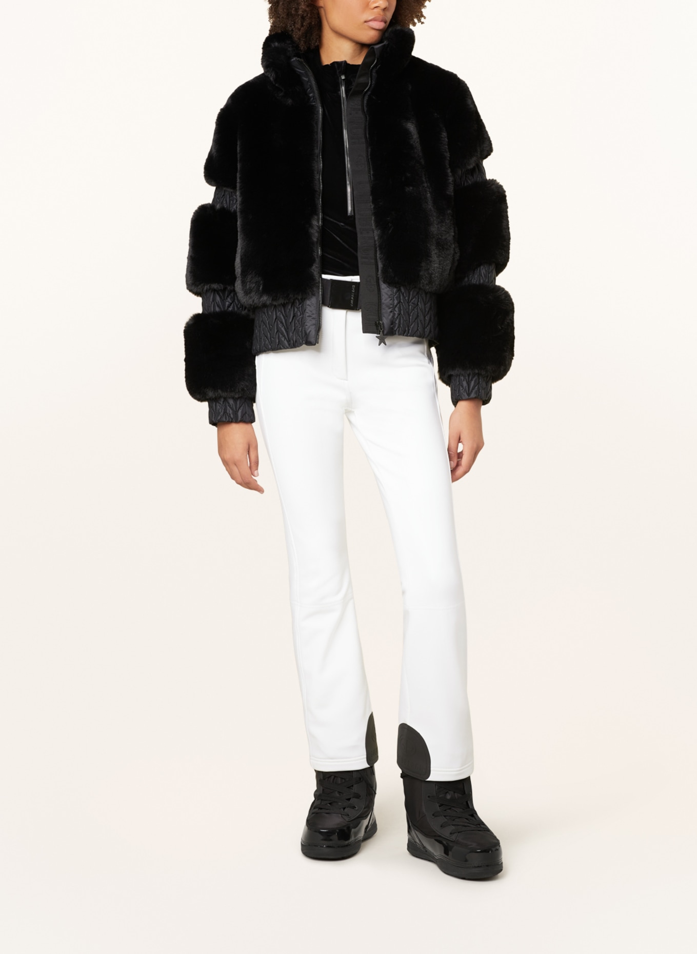 GOLDBERGH Faux fur jacket FURRY, Color: BLACK (Image 2)