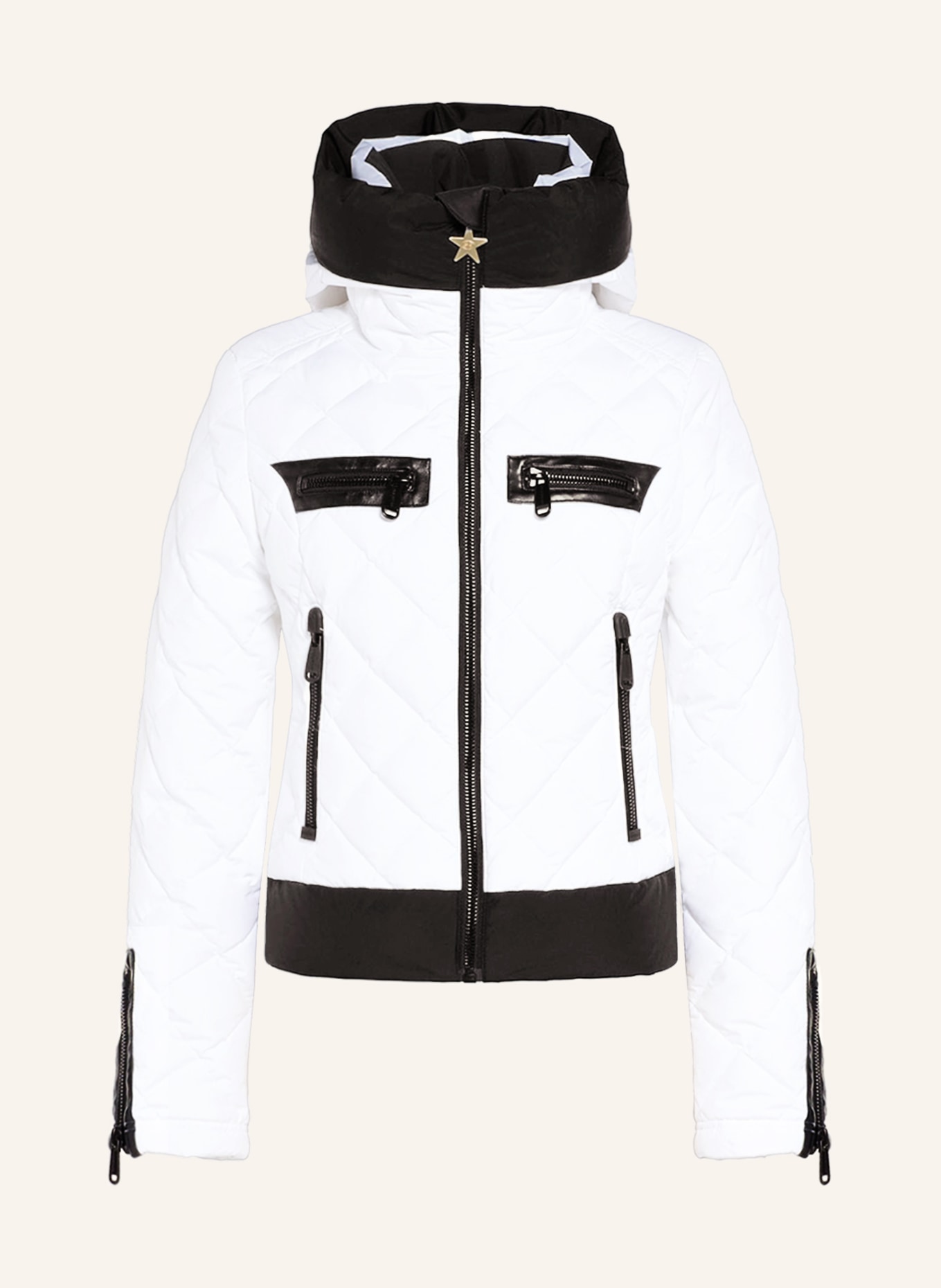 GOLDBERGH Down ski jacket CECILE, Color: WHITE (Image 1)