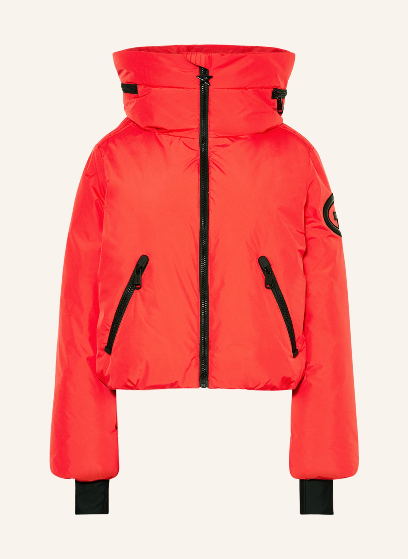 GOLDBERGH Down ski jacket PORTER, Color: RED/ BLACK (Image 1)