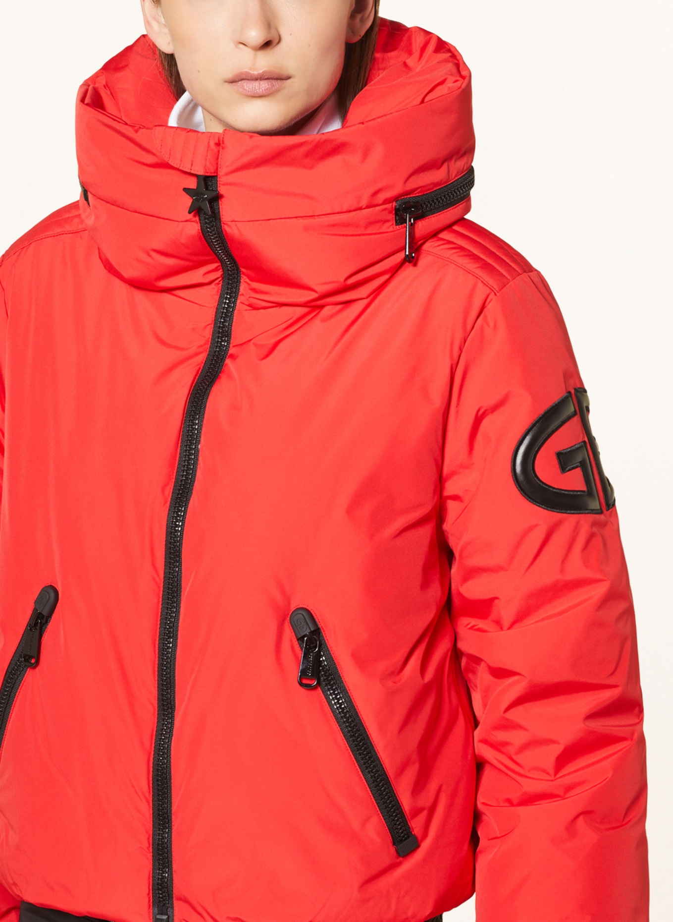 GOLDBERGH Down ski jacket PORTER, Color: RED/ BLACK (Image 5)
