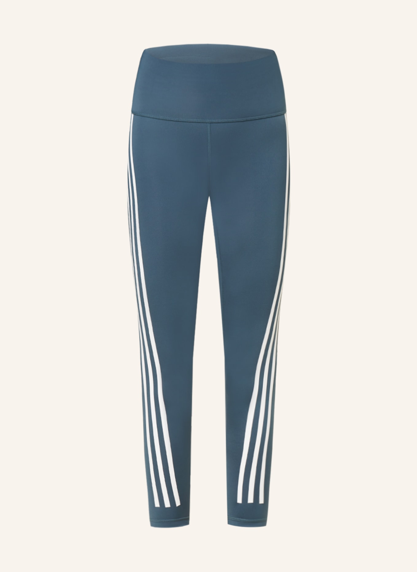 adidas Tights OPTIME TRAINICONS, Color: TEAL/ WHITE (Image 1)