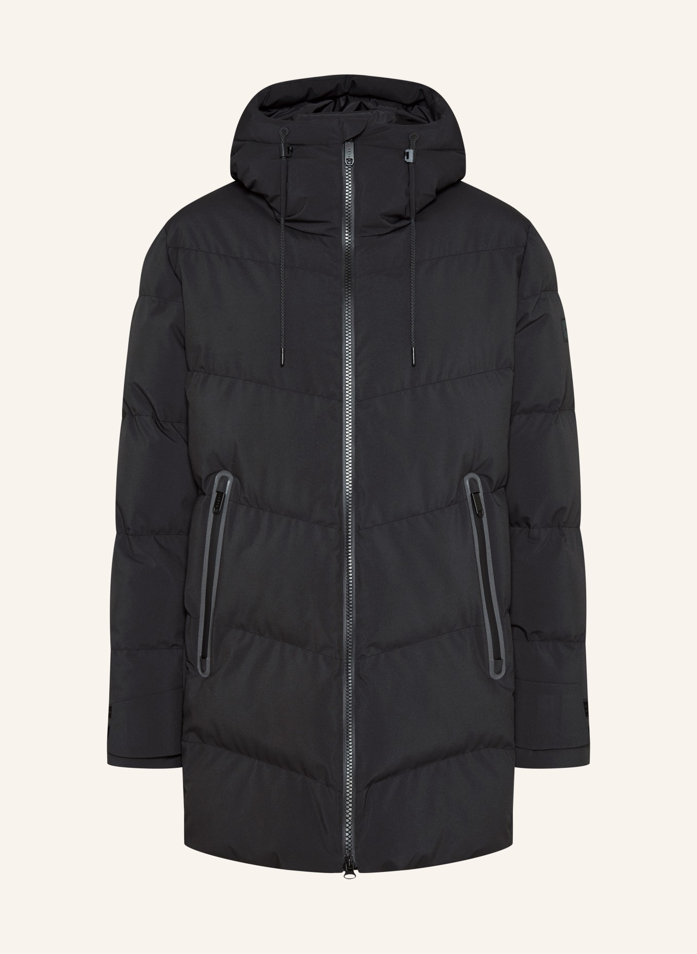 bugatti Quilted jacket with DUPONT™ SORONA® insulation, Color: BLACK (Image 1)