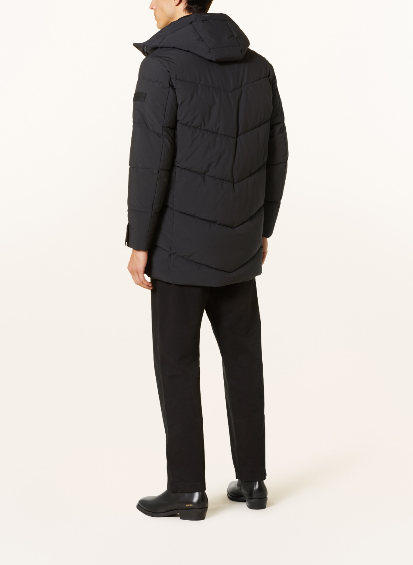 bugatti Quilted jacket with DUPONT™ SORONA® insulation, Color: BLACK (Image 3)