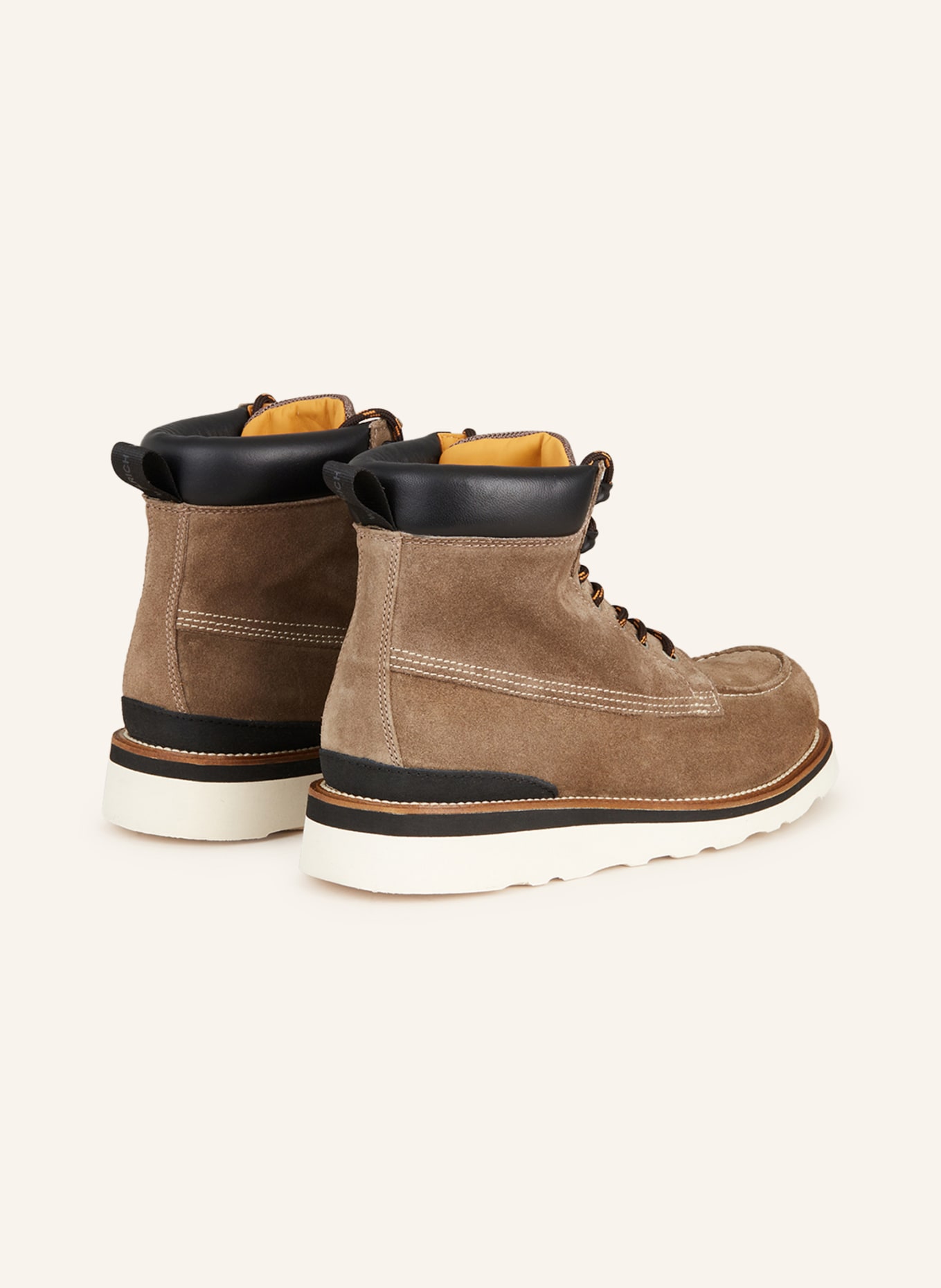 WOOLRICH Lace-up boots, Color: TAUPE/ BLACK (Image 2)