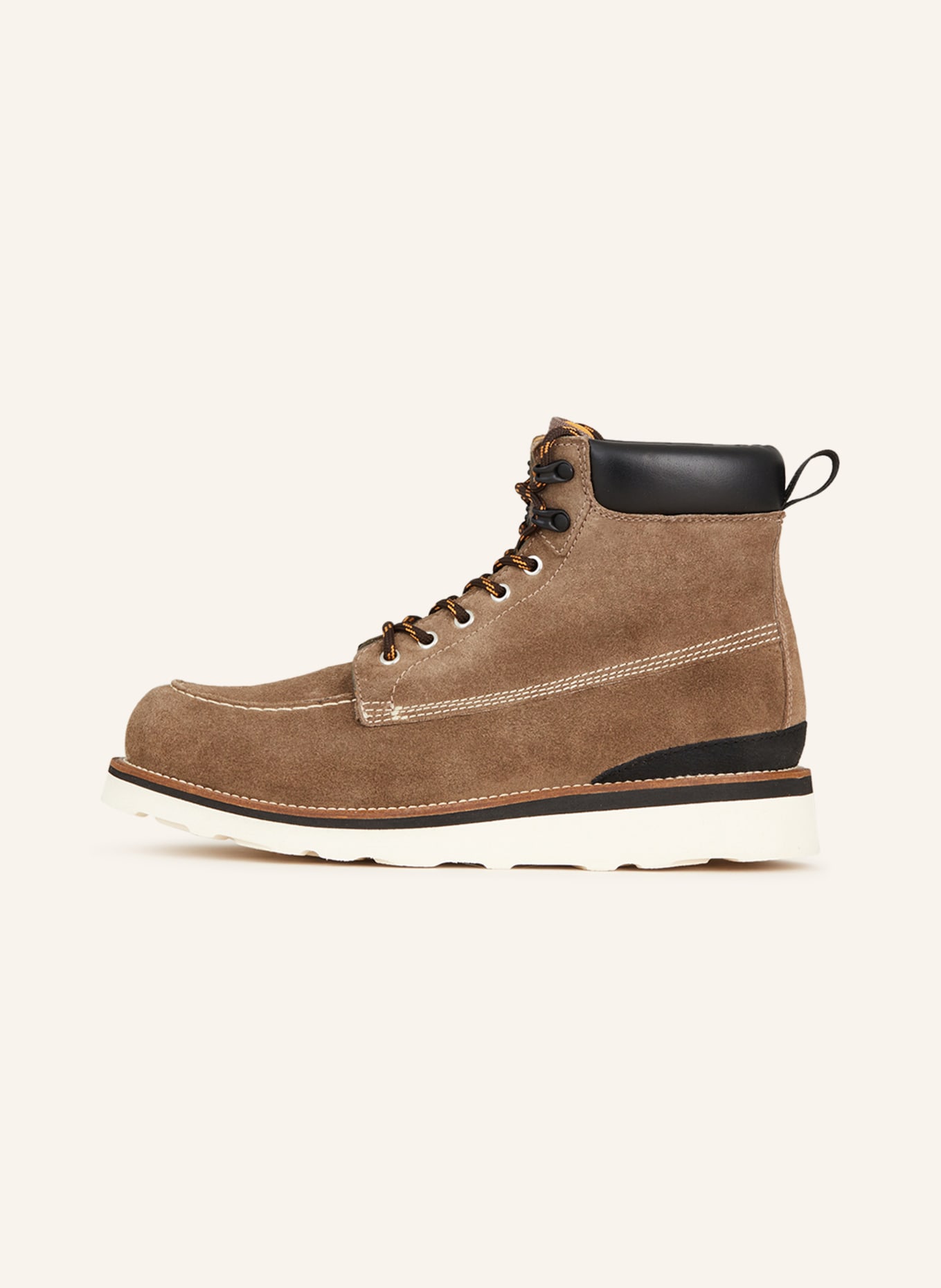 WOOLRICH Lace-up boots, Color: TAUPE/ BLACK (Image 4)