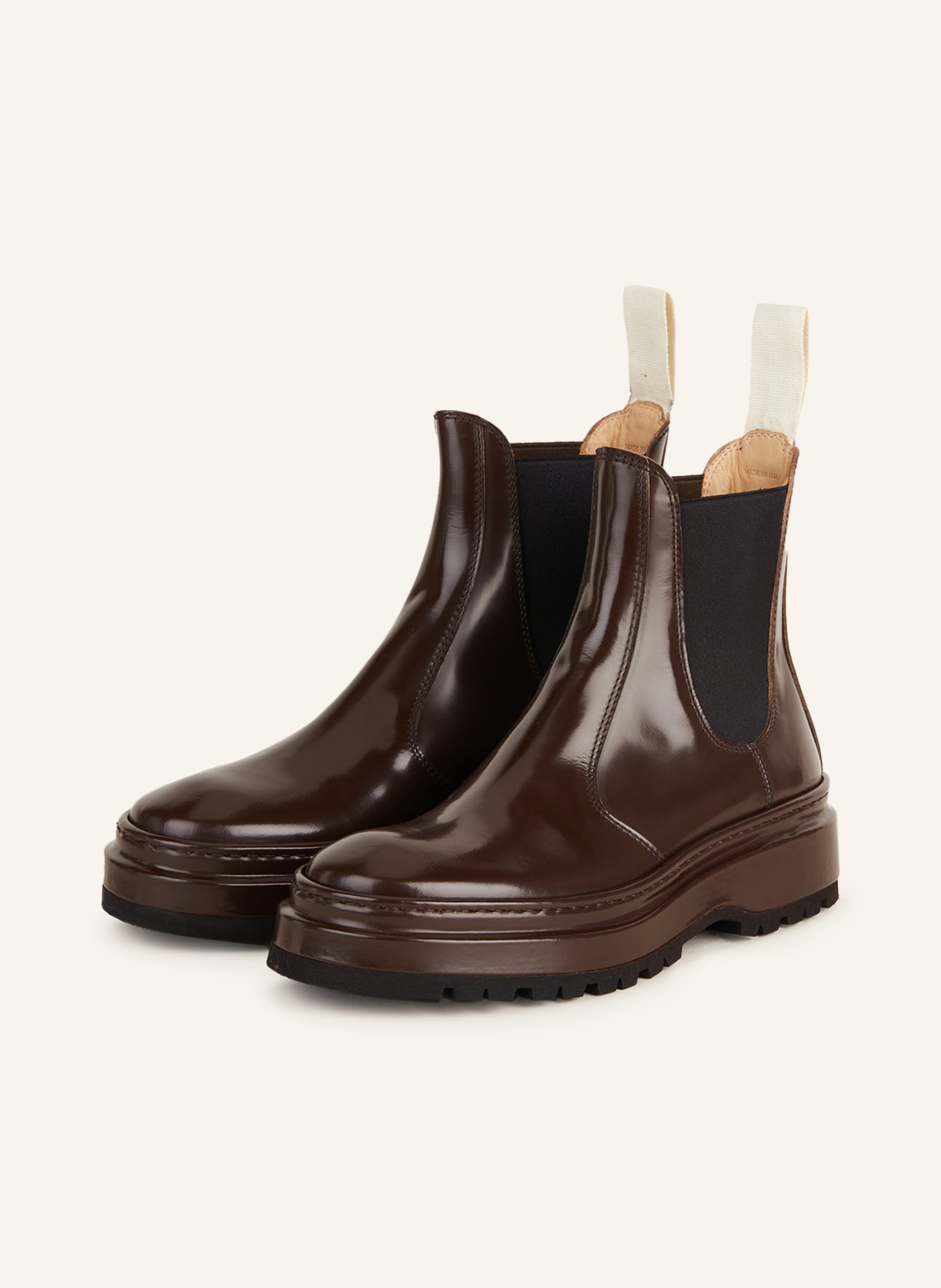 JACQUEMUS Chelsea boots, Color: DARK BROWN (Image 1)