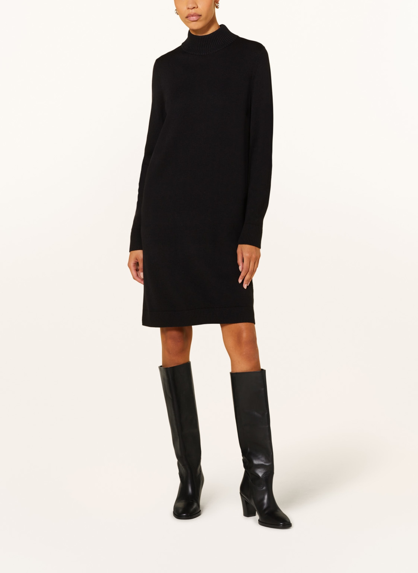 BOSS Knit dress FABELLETTAN, Color: BLACK (Image 2)