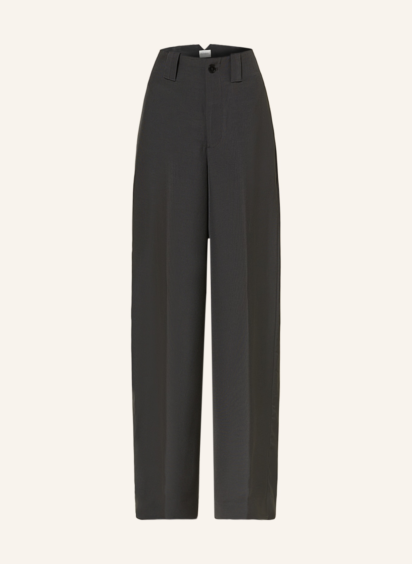 CLOSED Wide leg trousers LINBY, Color: DARK GRAY (Image 1)