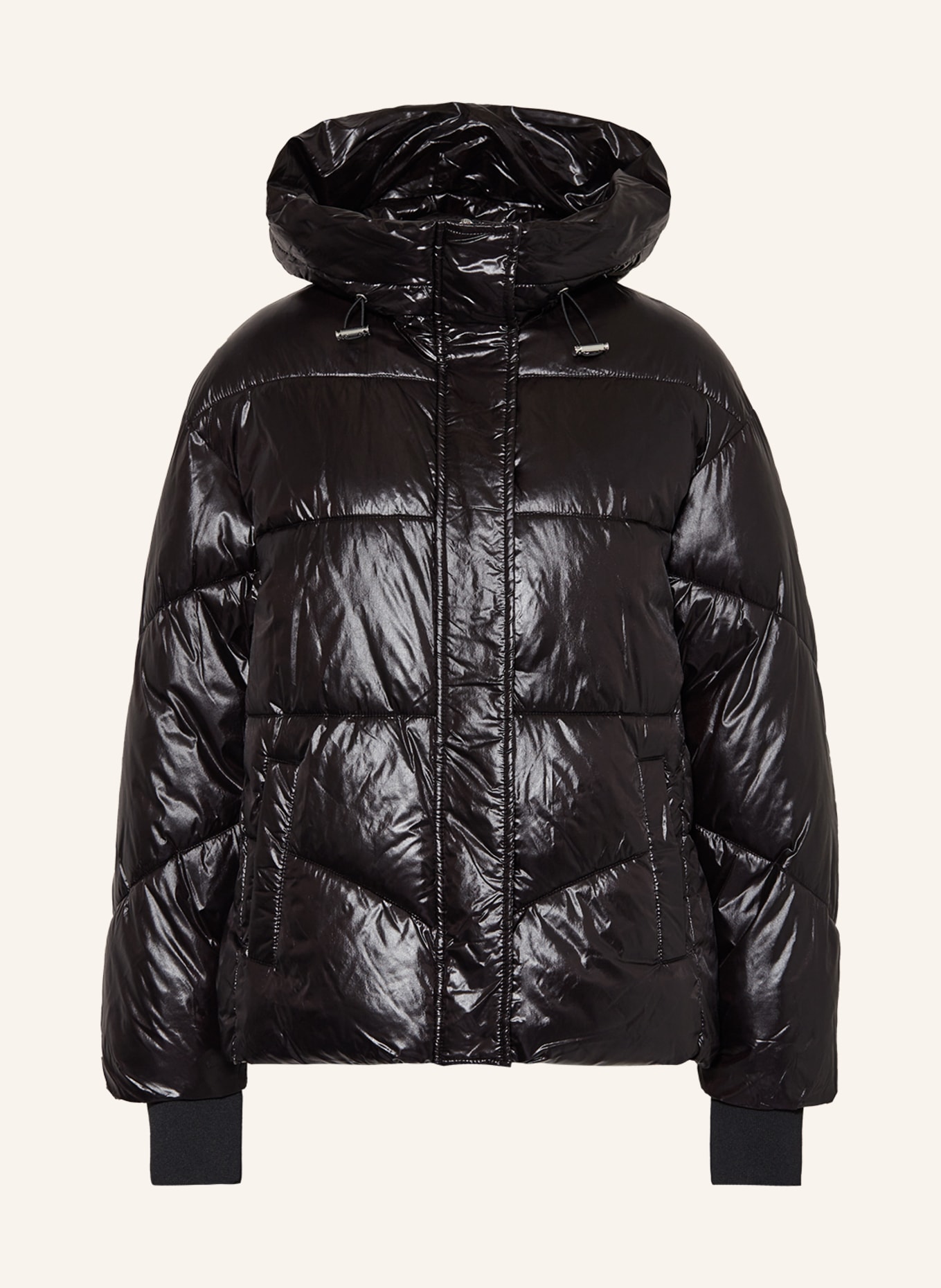 RINO & PELLE Quilted jacket, Color: BLACK (Image 1)