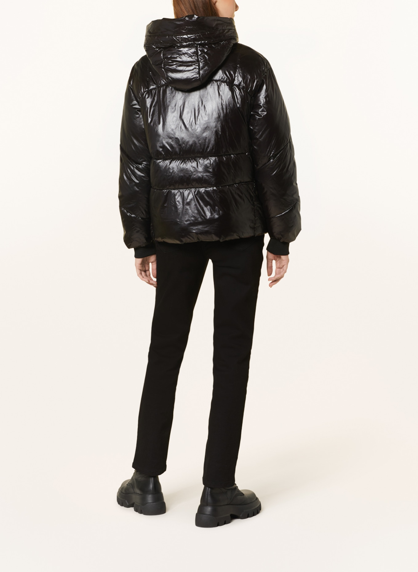 RINO & PELLE Quilted jacket, Color: BLACK (Image 3)