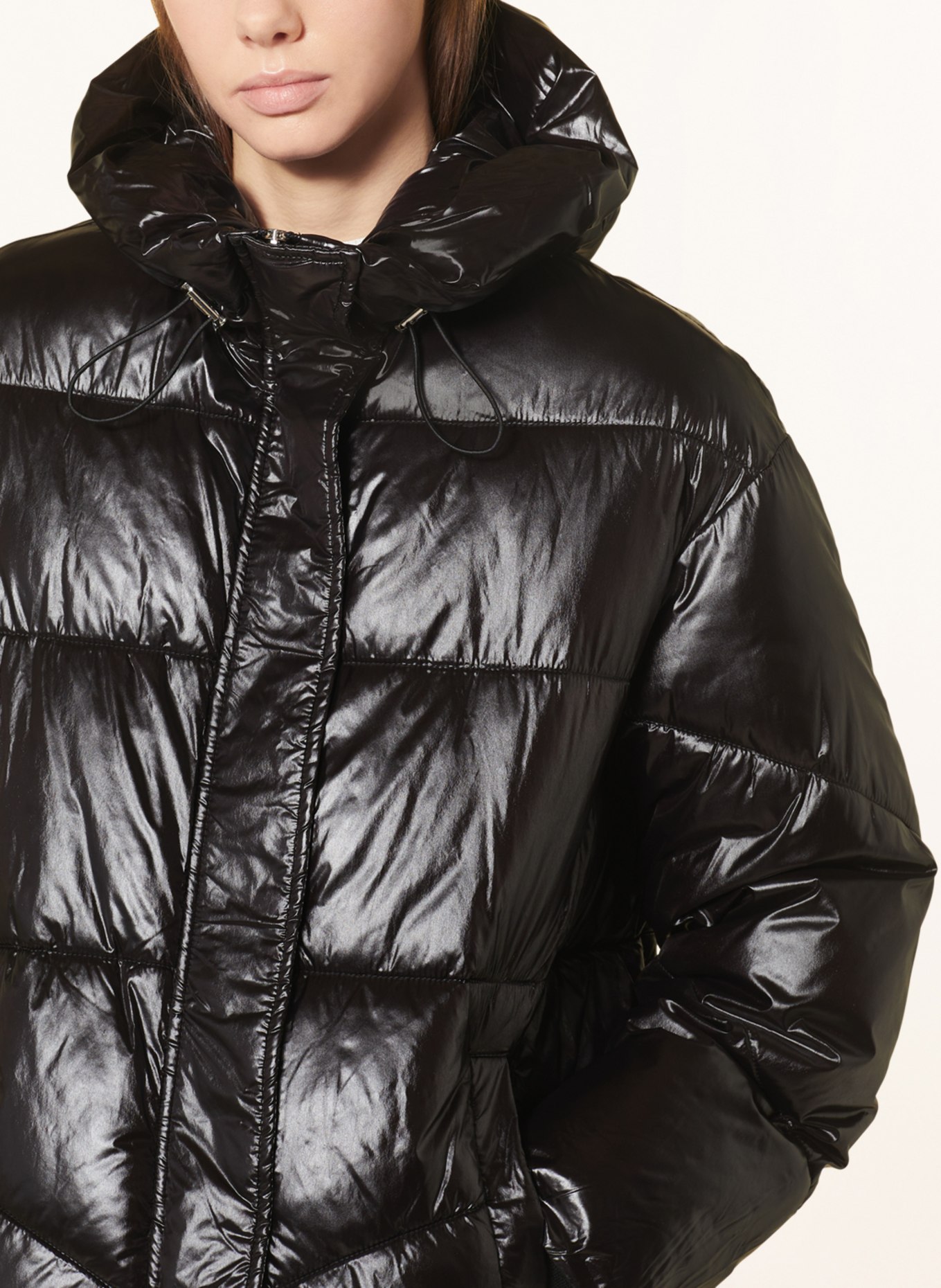 RINO & PELLE Quilted jacket, Color: BLACK (Image 4)