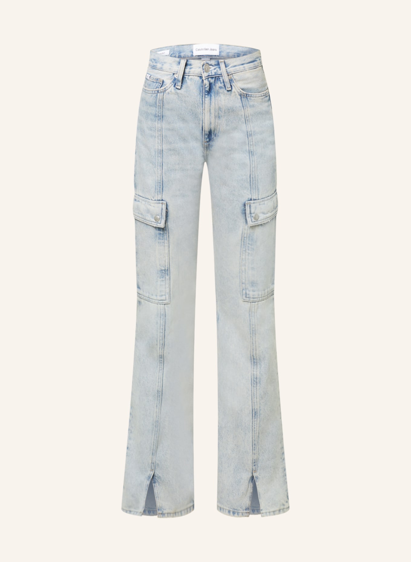 Calvin Klein Jeans Cargo jeans, Color: 1AA Denim Light (Image 1)