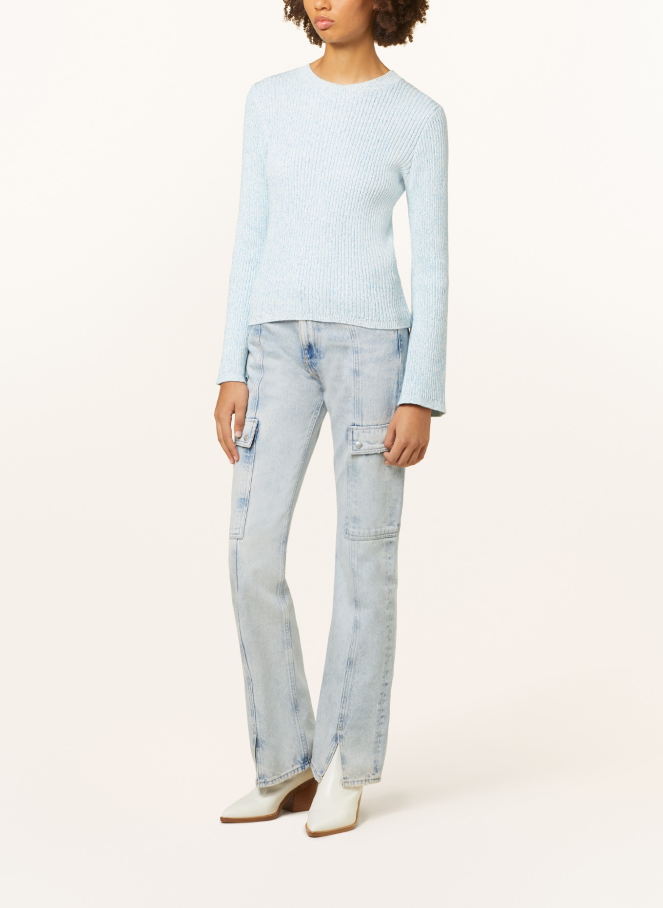 Calvin Klein Jeans Cargo jeans, Color: 1AA Denim Light (Image 2)