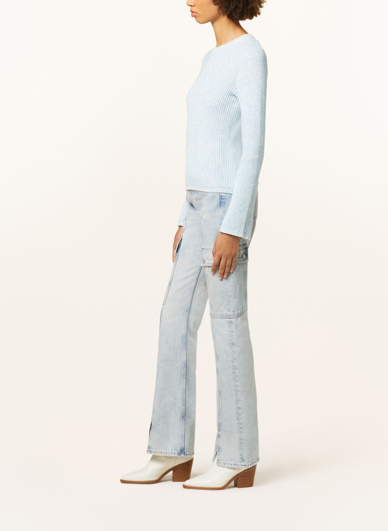 Calvin Klein Jeans Cargo džíny, Barva: 1AA Denim Light (Obrázek 4)